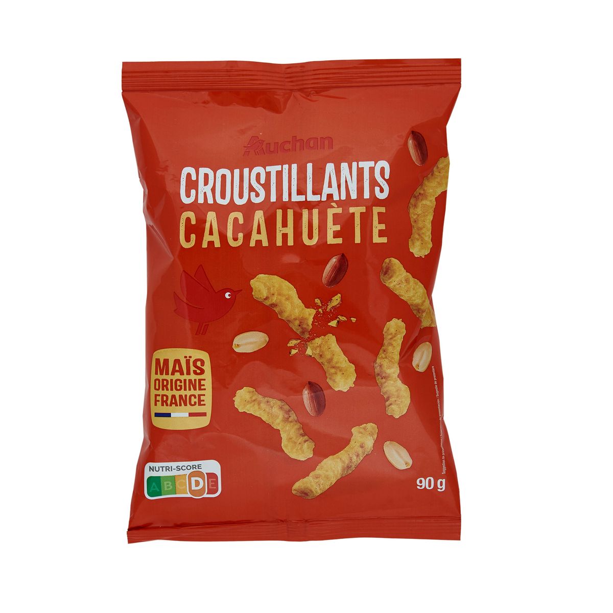 AUCHAN Croustillants cacahuète 90g