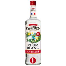 OLD NICK Rhum blanc traditionnel 40% 1l