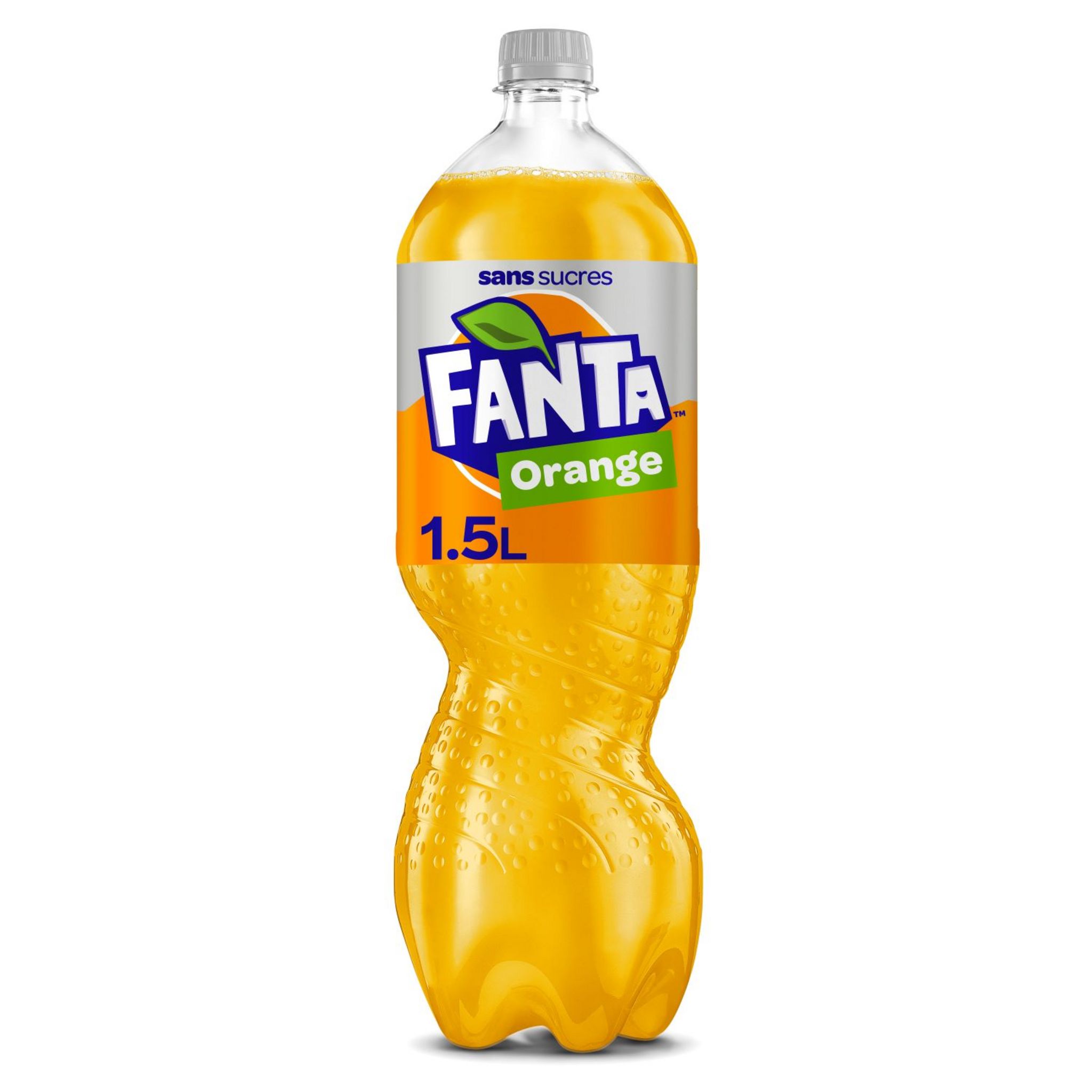 FANTA Boisson gazeuse au jus d'orange avec édulcorants zéro 1,5l pas cher 