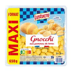 LUSTUCRU Gnocchi 3-4 portions 650g