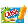 OASIS Bâtonnet glacé sorbet multifruits 10 pièces 400g