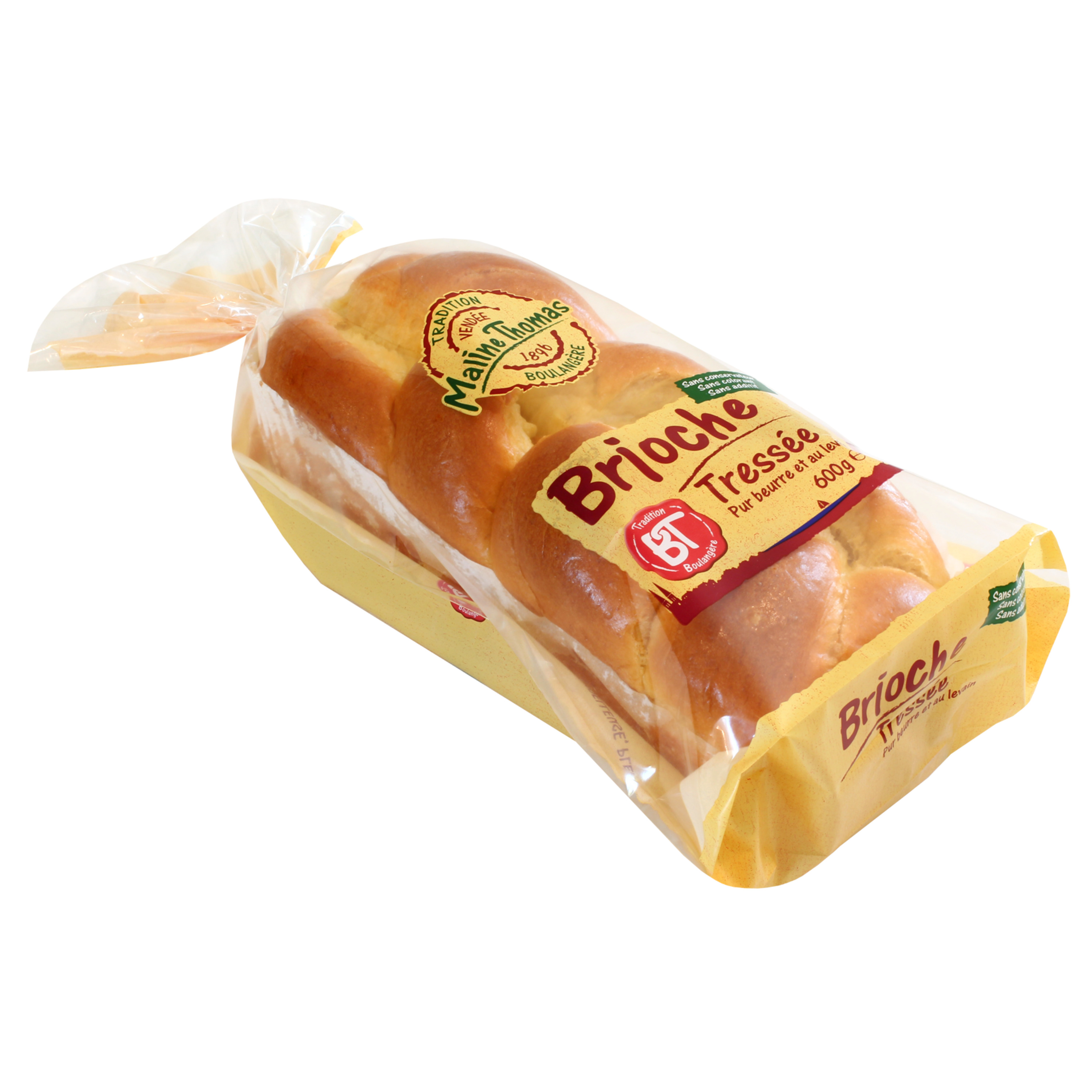 Livraison à domicile Pasquier Brioche Tressée au levain, 630g