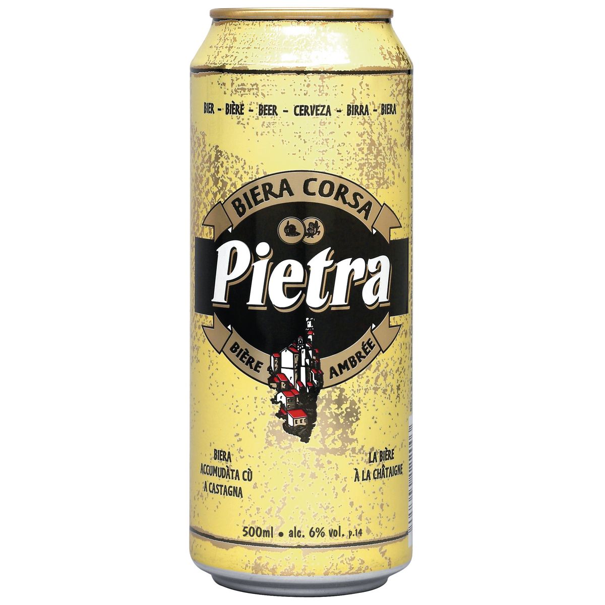 PIETRA Bière ambrée corse à la châtaigne 6% boîte 50cl