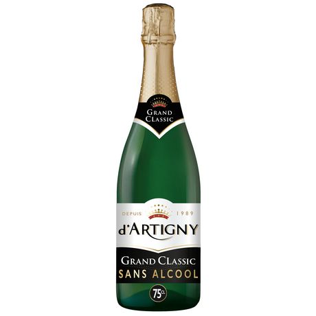 D'ARTIGNY Boisson pétillante sans alcool framboise 75cl pas cher 