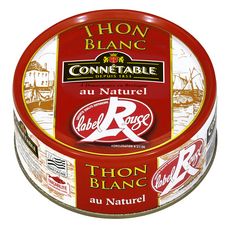 CONNETABLE Thon blanc Label Rouge au naturel 120g