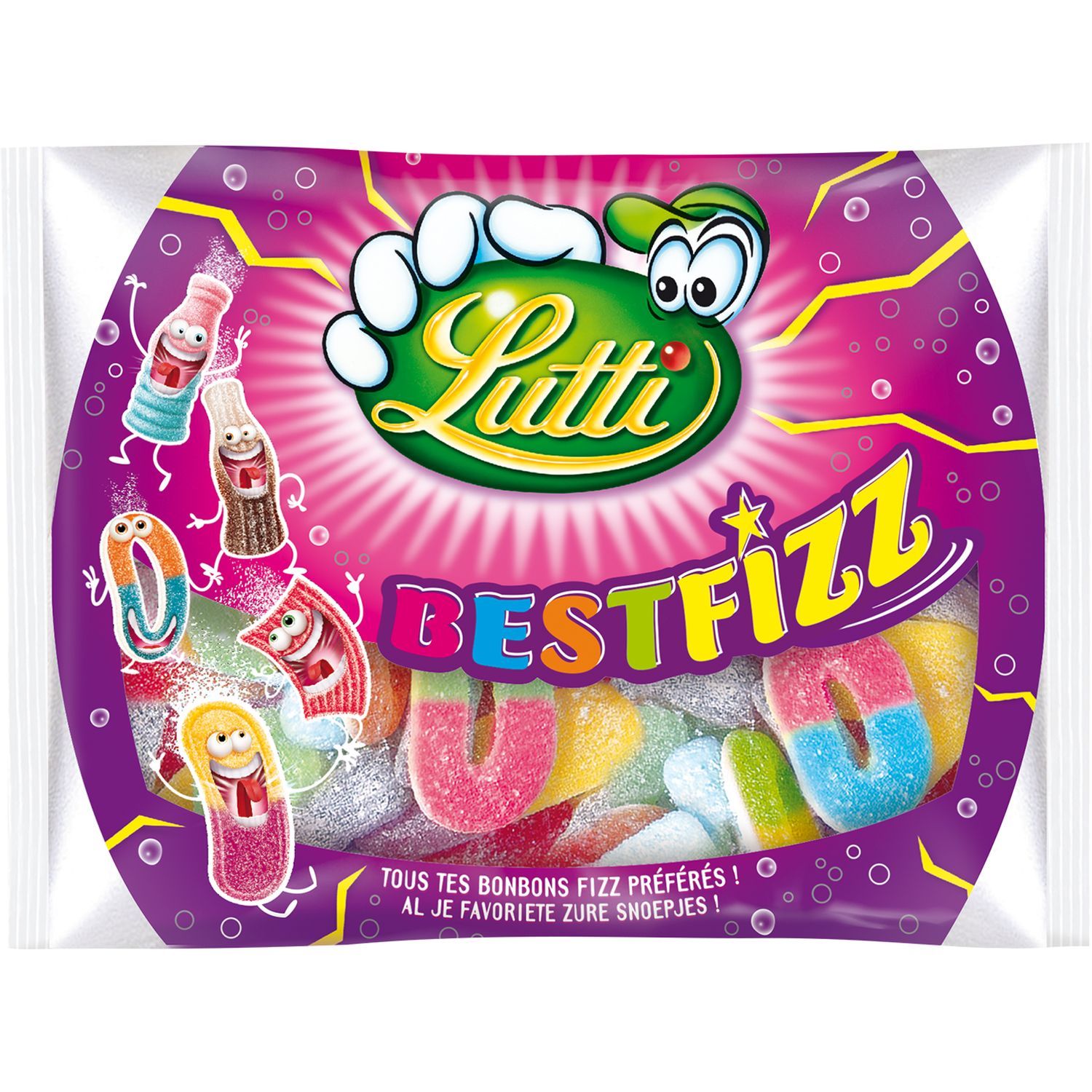 LUTTI - BONBON BESTFIZZ Boite de 550g - Confiseries et Chocolat