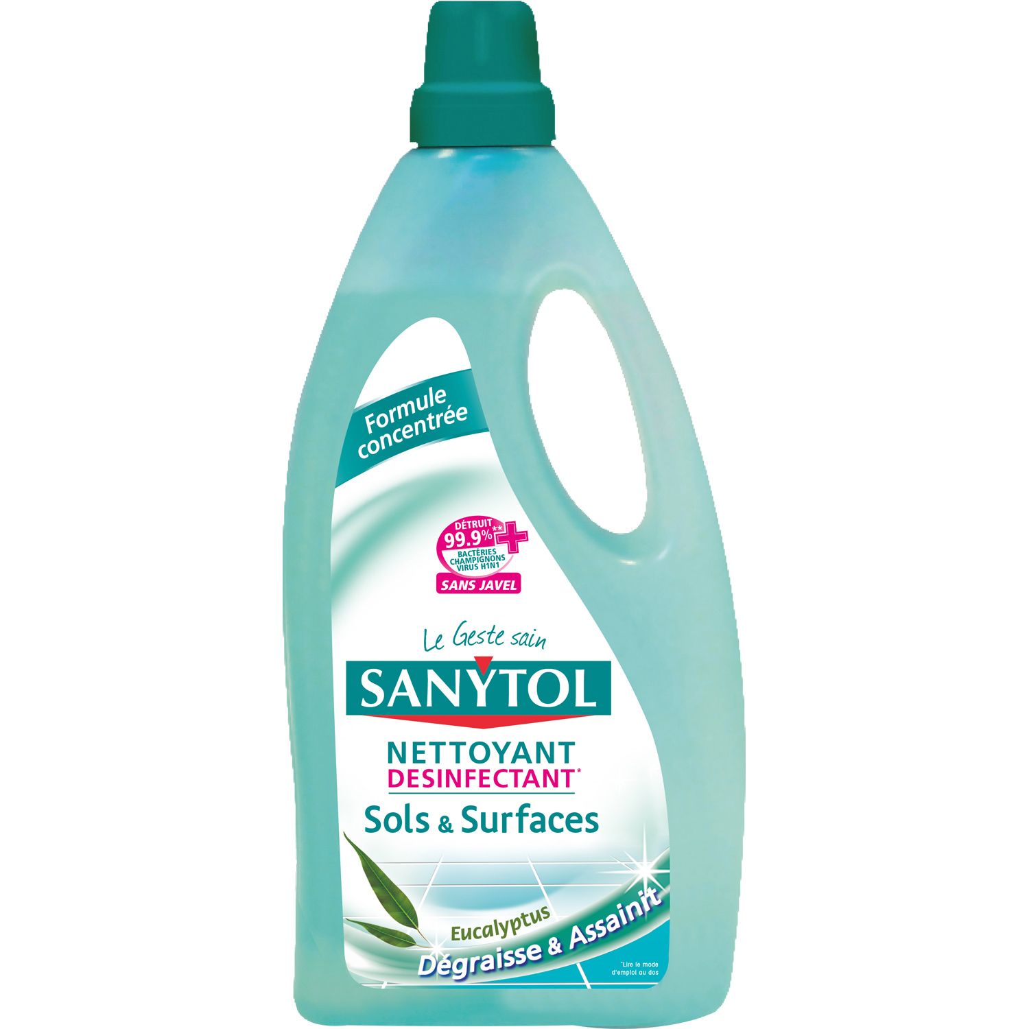 Lot de 2 bouteilles de 1L de désinfectant nettoyant multi-surfaces Sanytol  (via Prévoyez et Économisez + coupon si compte éligible) –