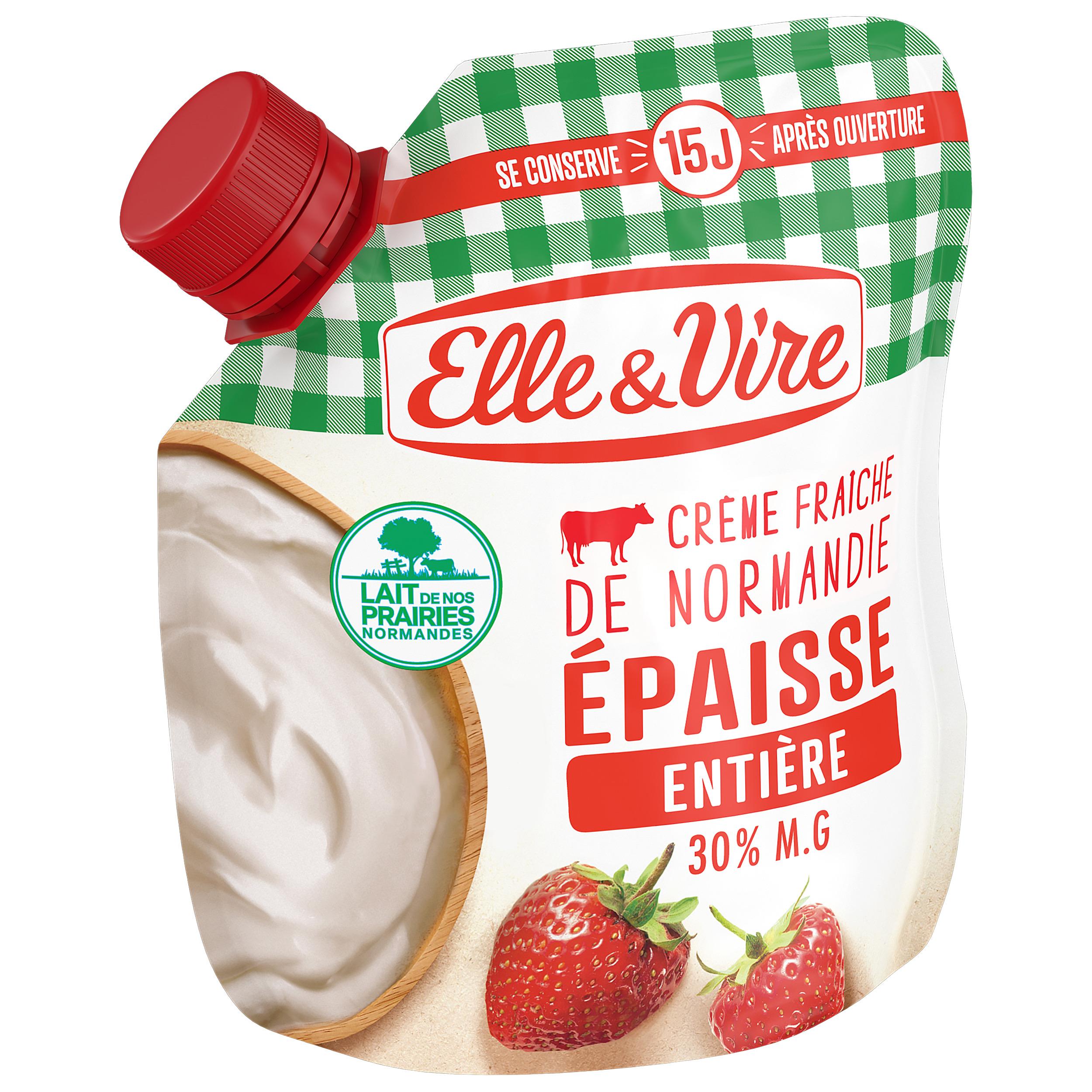 AUCHAN Crème fraîche épaisse entière 30%MG 50cl pas cher 