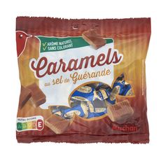 AUCHAN Bonbons au caramel au sel de Guérande 25 bonbons 200g