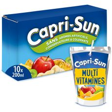 CAPRI-SUN Boisson au jus de fruit multivitaminé poches 10x20cl