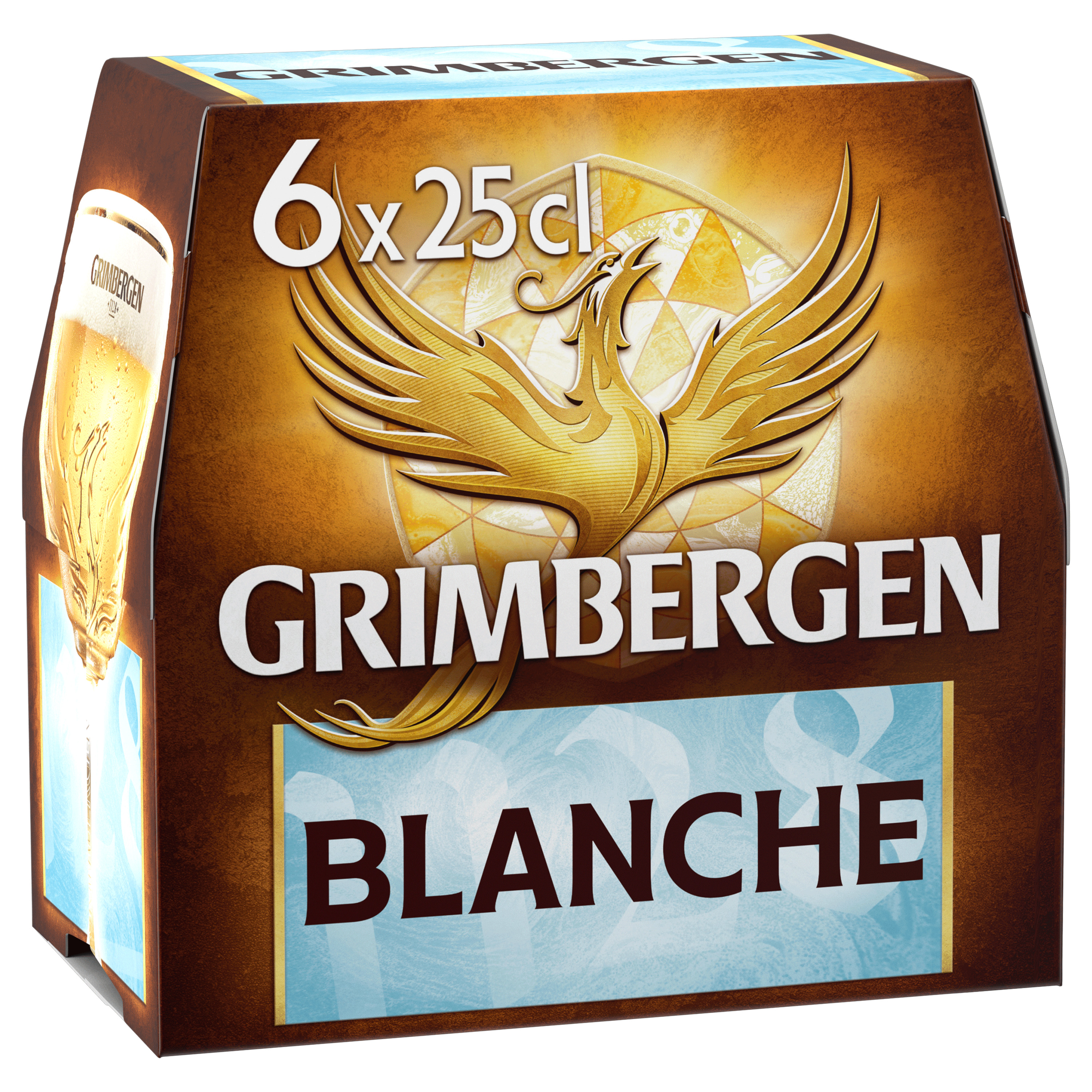 1664 Bière blanche sans alcool 0.4% bouteilles 6x25cl pas cher 