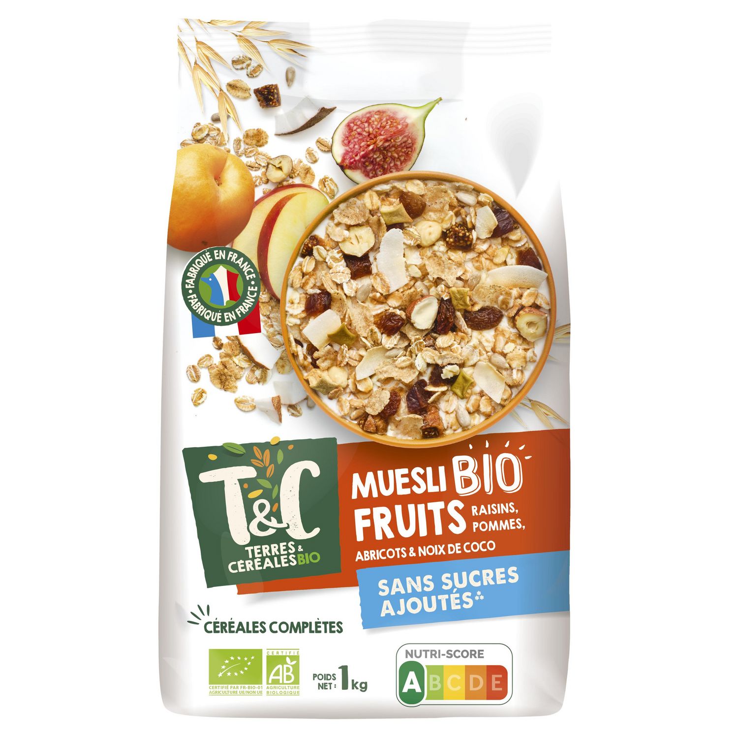 Muesli aux fruits sans sucre