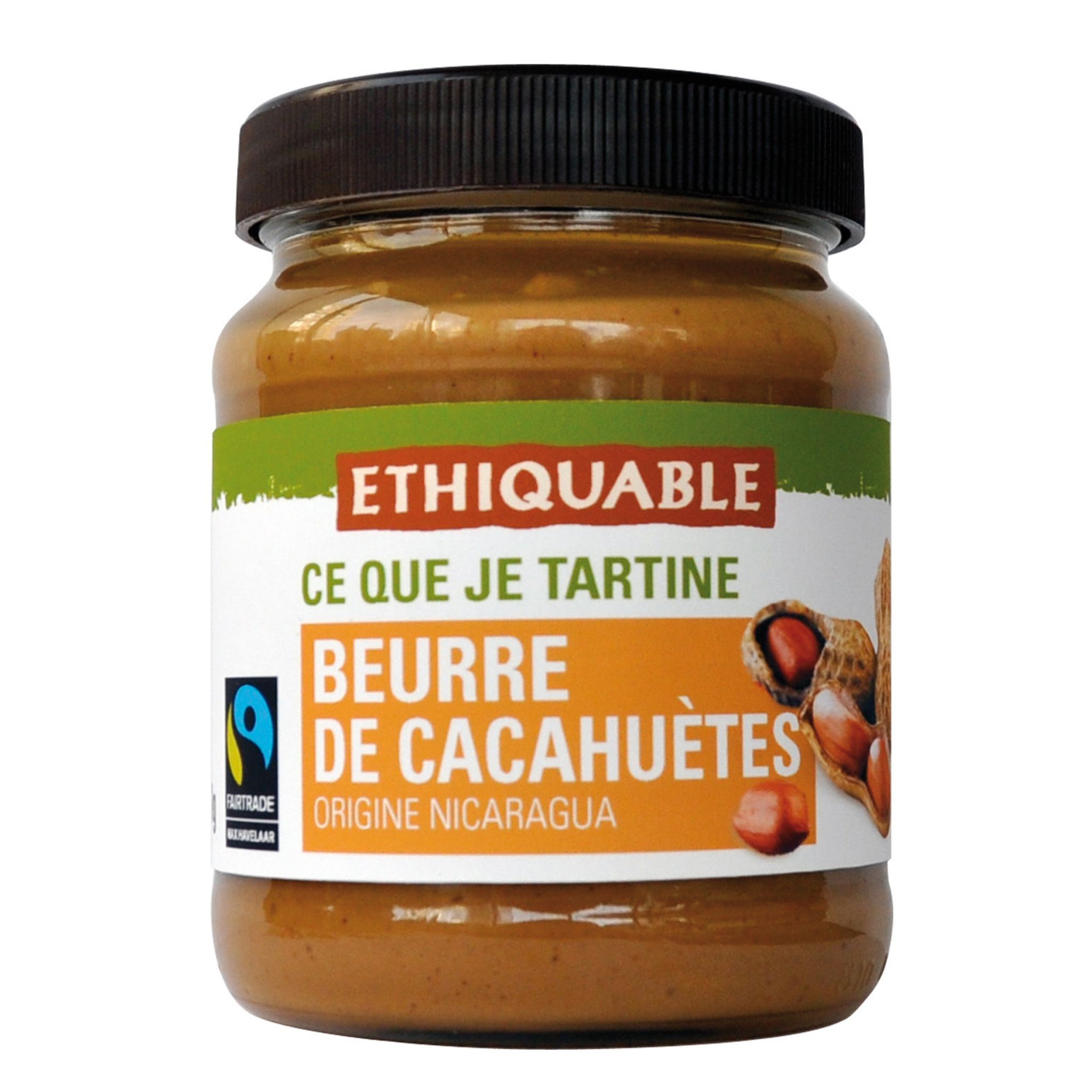 Beurre Bio Cacahuète - ETHIQUABLE - 350g