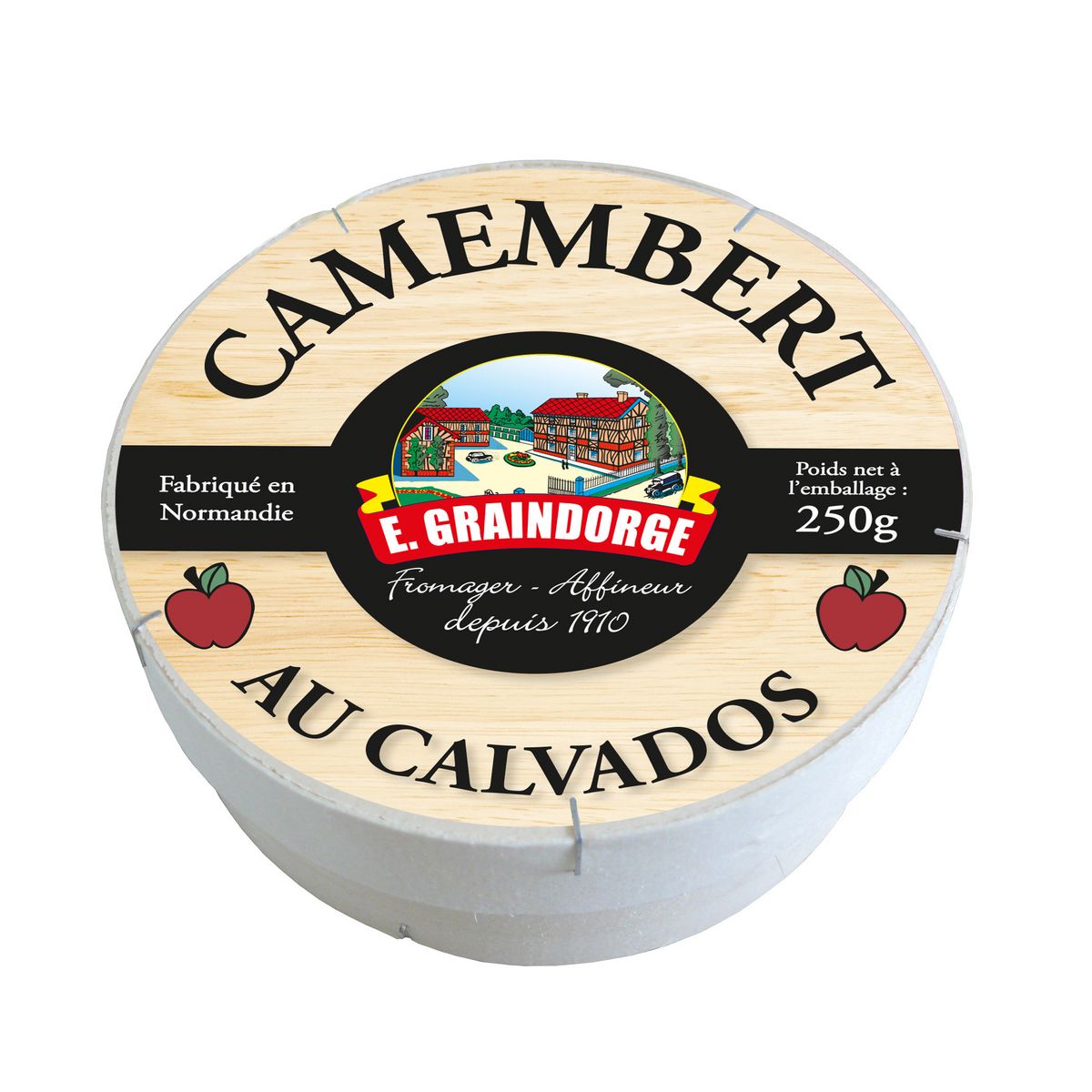 GRAINDORGE Camembert De Normandie Au Calvados 250g Pas Cher - Auchan.fr