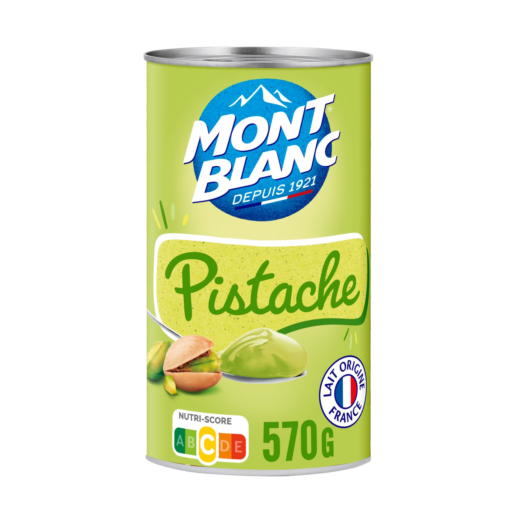 MONT BLANC Crème dessert saveur pistache 570g pas cher 