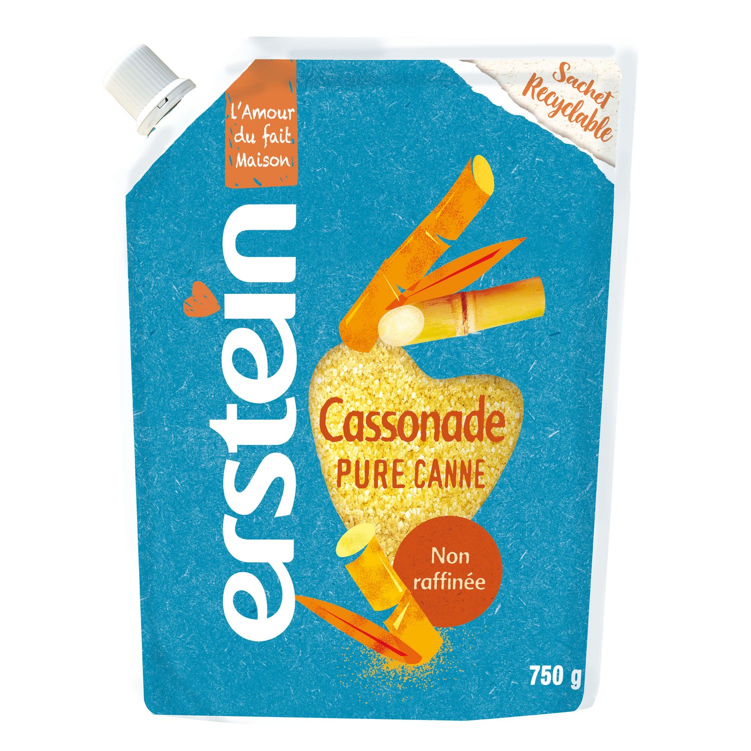 LA PERRUCHE Cassonade sucre roux en poudre pure canne 750g pas cher 