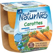 NESTLE Naturnes bol aux carottes dès 4 mois 2x130g