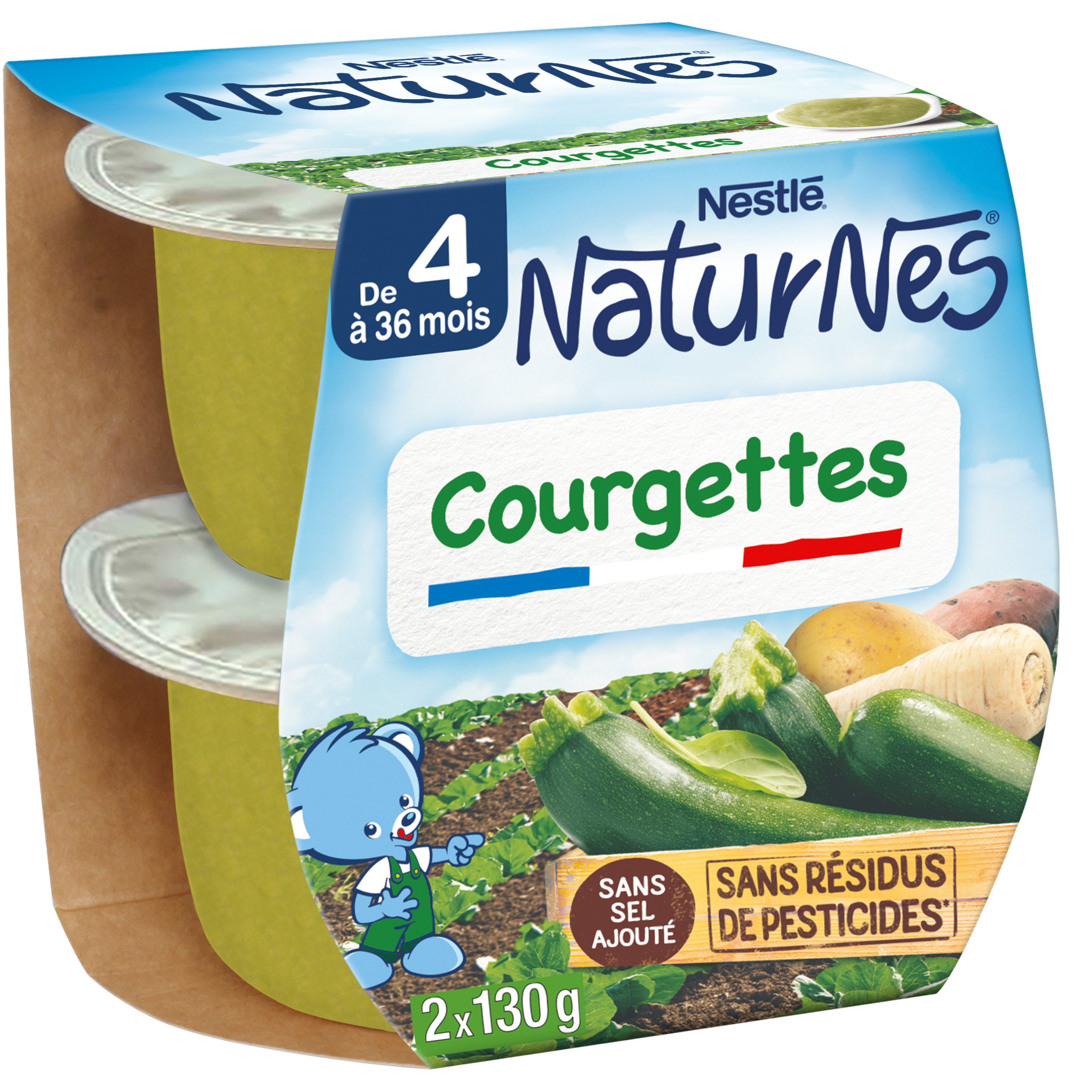 Courgettes Vertes BIO 100% cultivées en France - Achat / Vente 