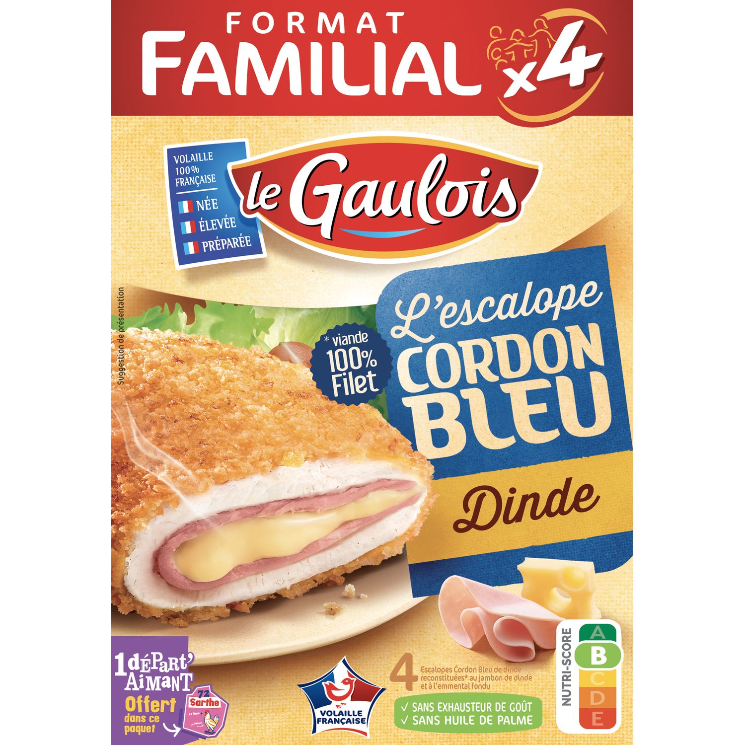 Recette Cordon bleu de dinde et poêlée de riz aux petits légumes Le Gaulois  - Le Gaulois