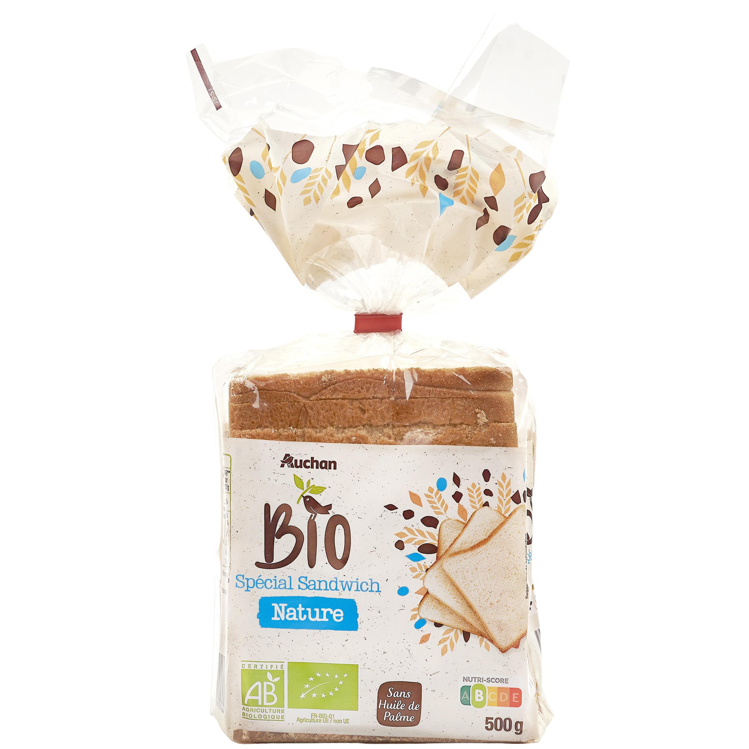 Pain de mie frais complet bio - 500g