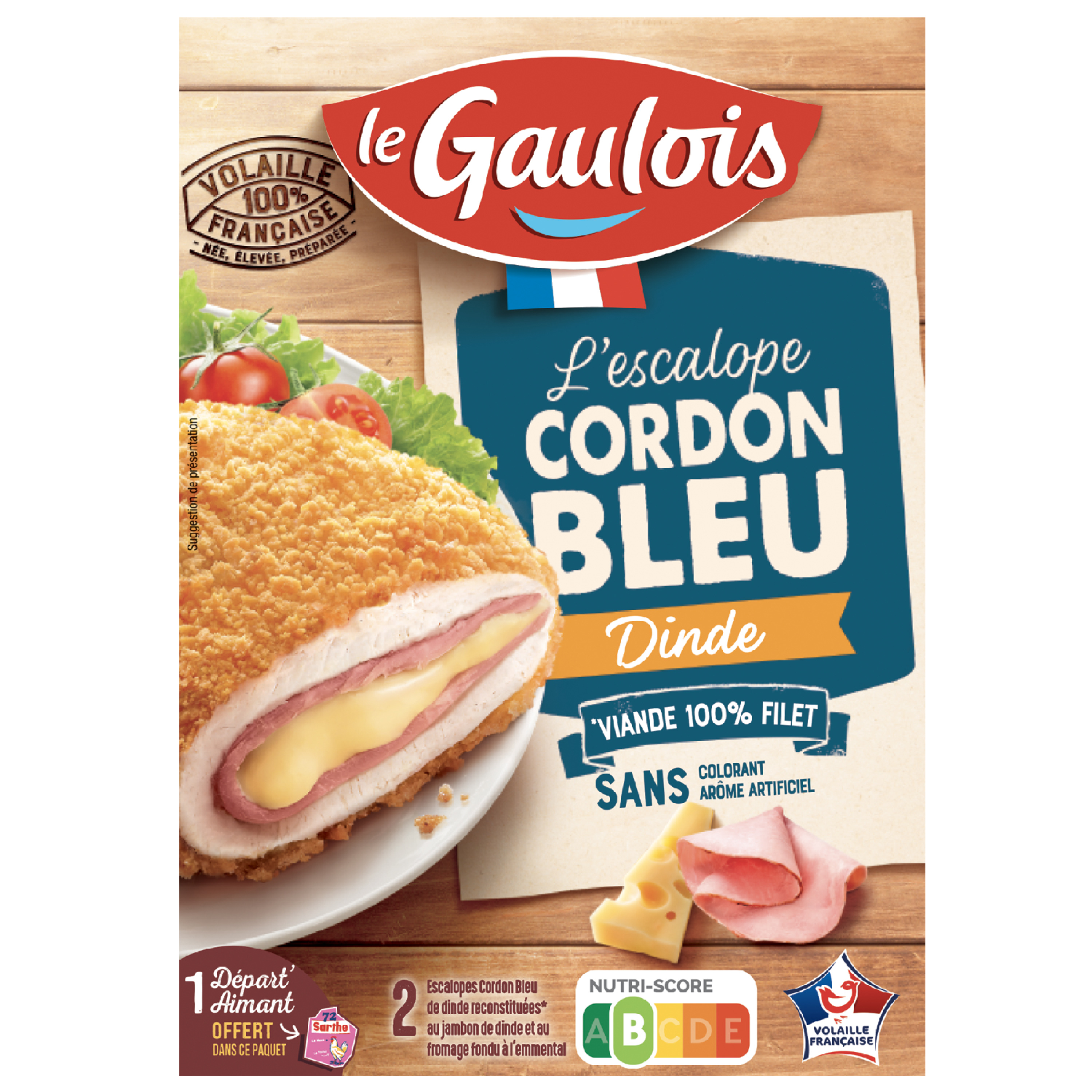 Cordon bleu de dinde - Réghalal