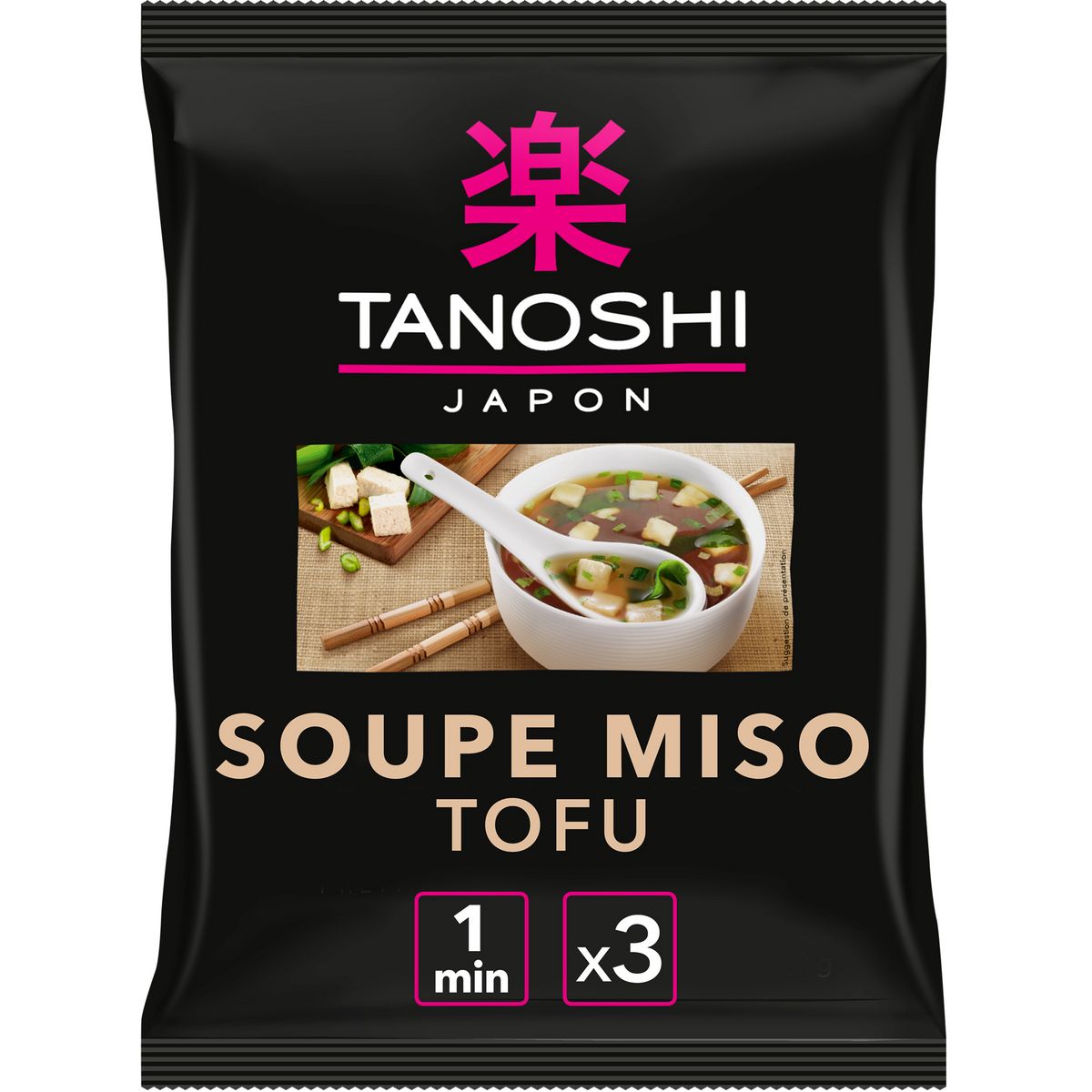 Soupe miso instantanée au tofu - 3x19g