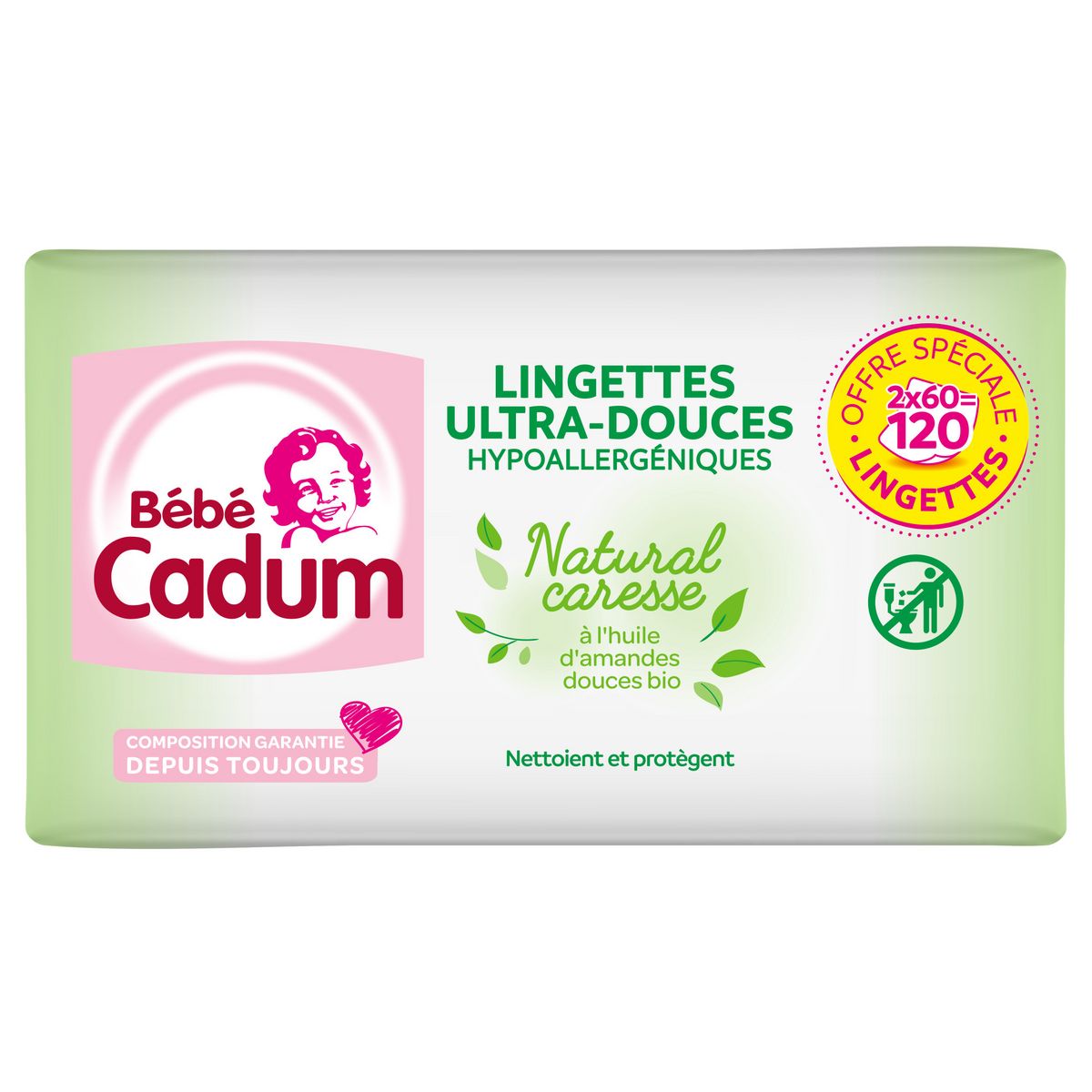 Lot de 3 lingettes ultra douces bébé – Peaudouce France