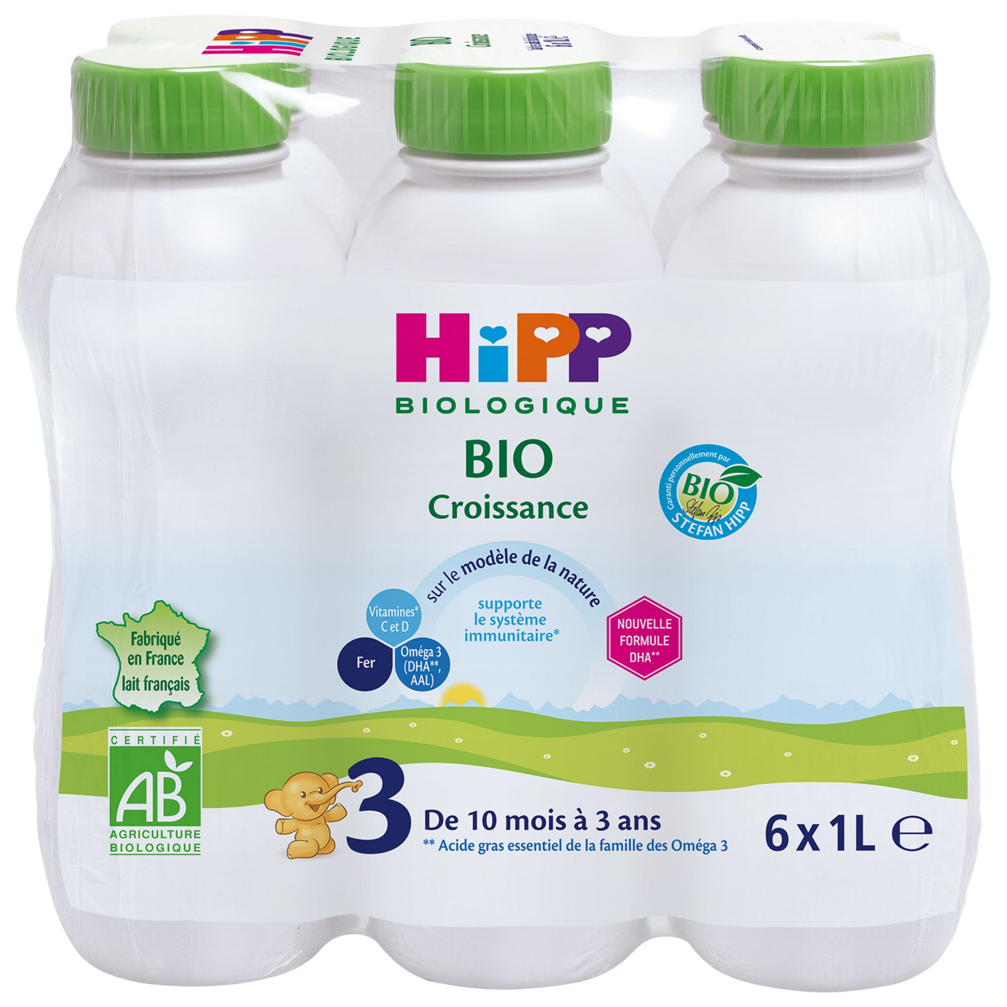 Lait de suite bio Hipp 3 10 mois+ (600g) acheter à prix réduit