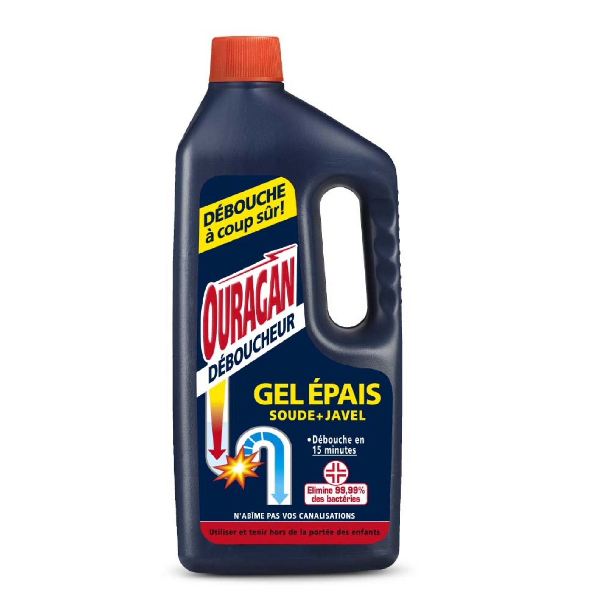 Destop - Déboucheur WC gel javel 5 min (1l)