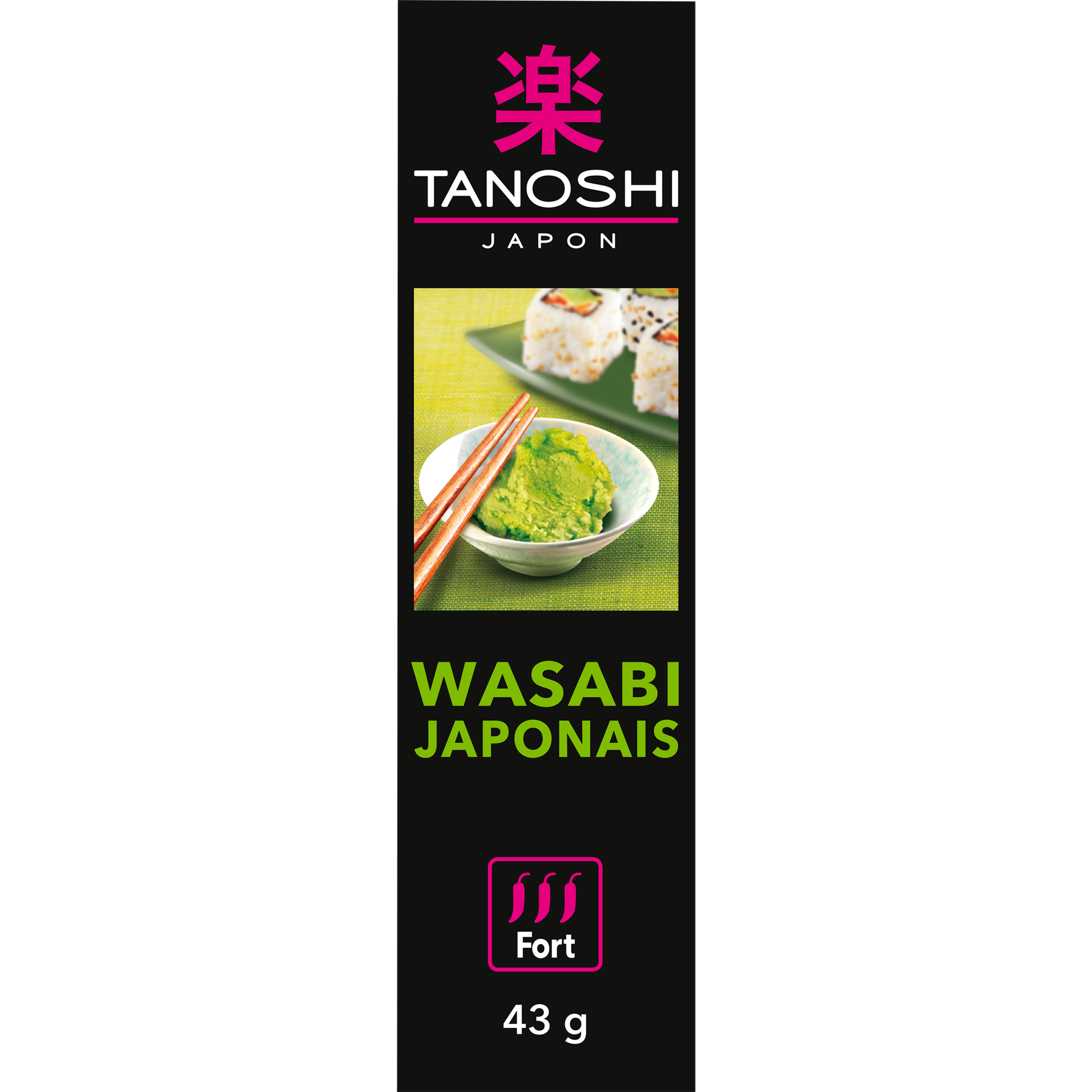 S&B Pâte de wasabi condiment japonais en tube 43g pas cher 