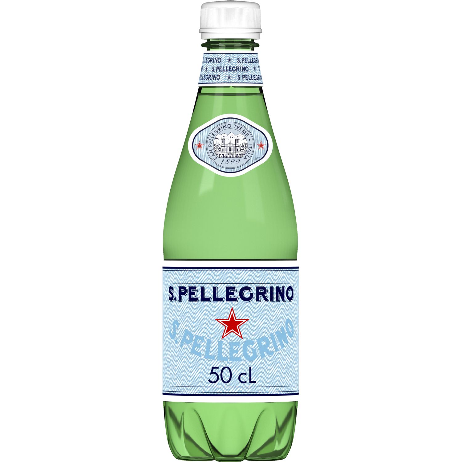 Eau SAN PELLEGRINO - 20 bouteilles de 50 cl en verre consigné (consigne de  4,80 € comprise dans le prix) SOURIRE DES SAVEURS, Ca