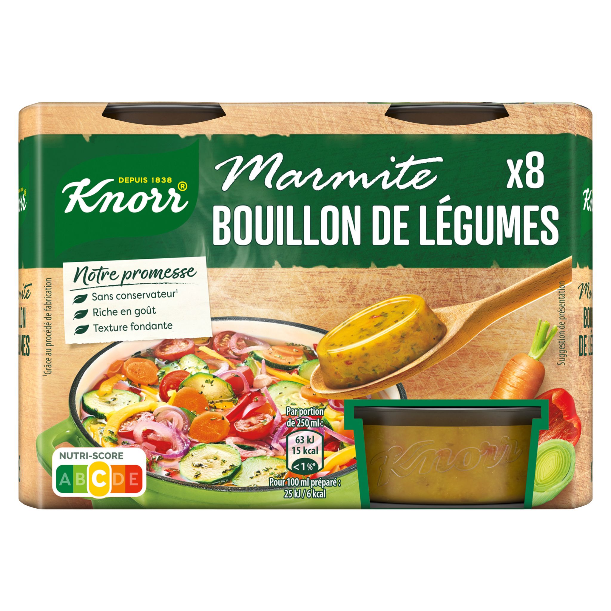 Test Knorr Marmite bouillon de légumes - Bouillon cube - UFC-Que
