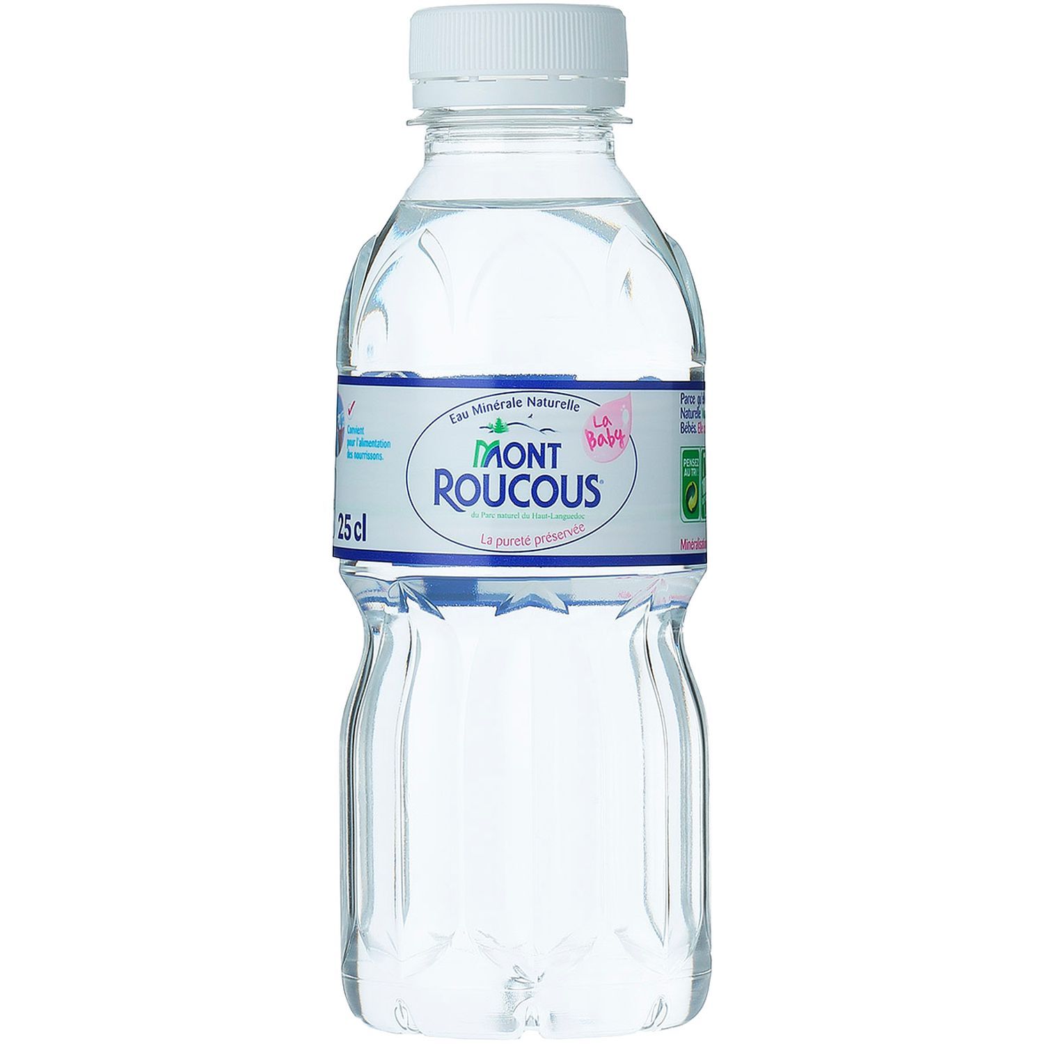 MONT ROUCOUS Eau minérale naturelle plate bouteille 25cl pas cher