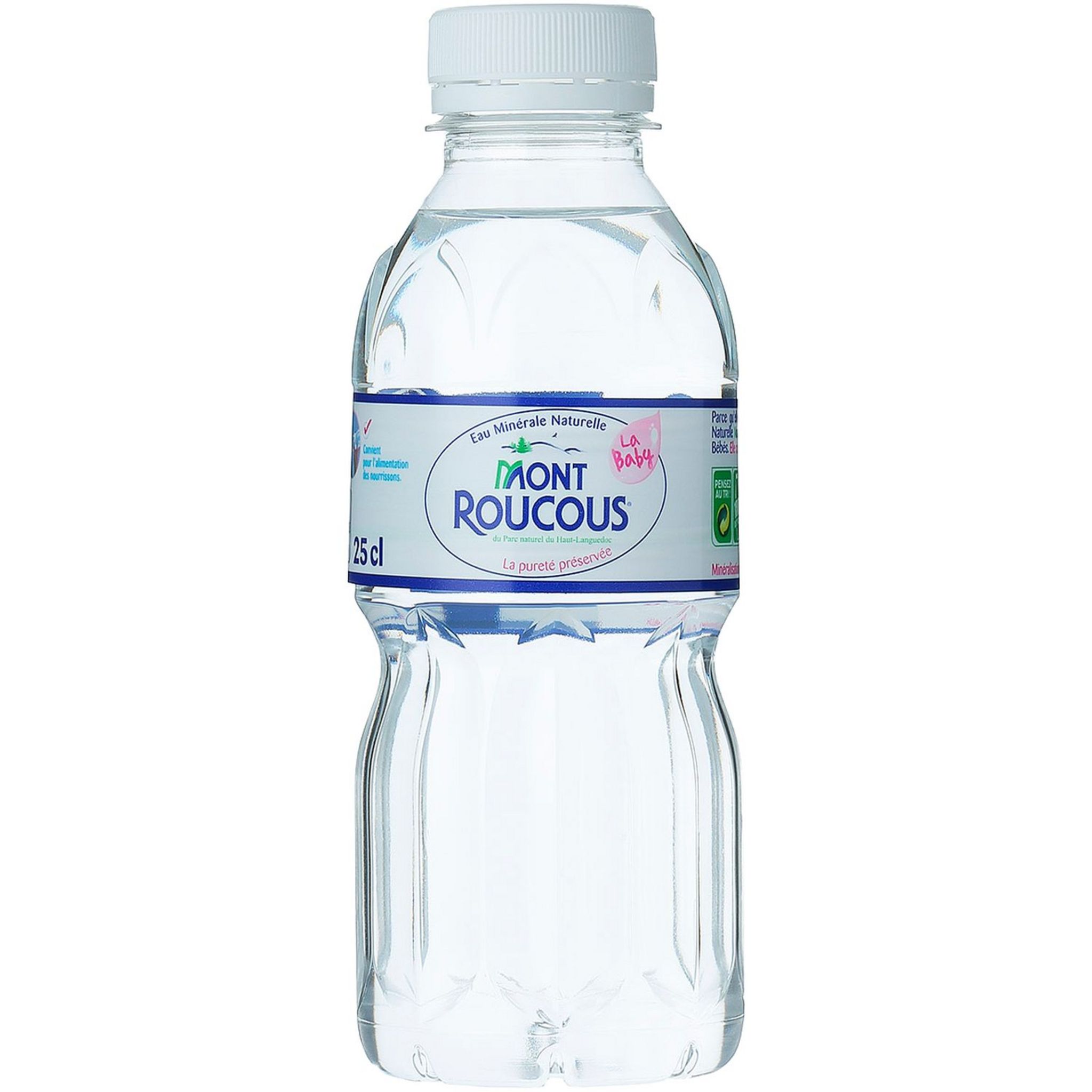 MONT ROUCOUS Eau minérale naturelle plate bouteille 25cl pas cher 