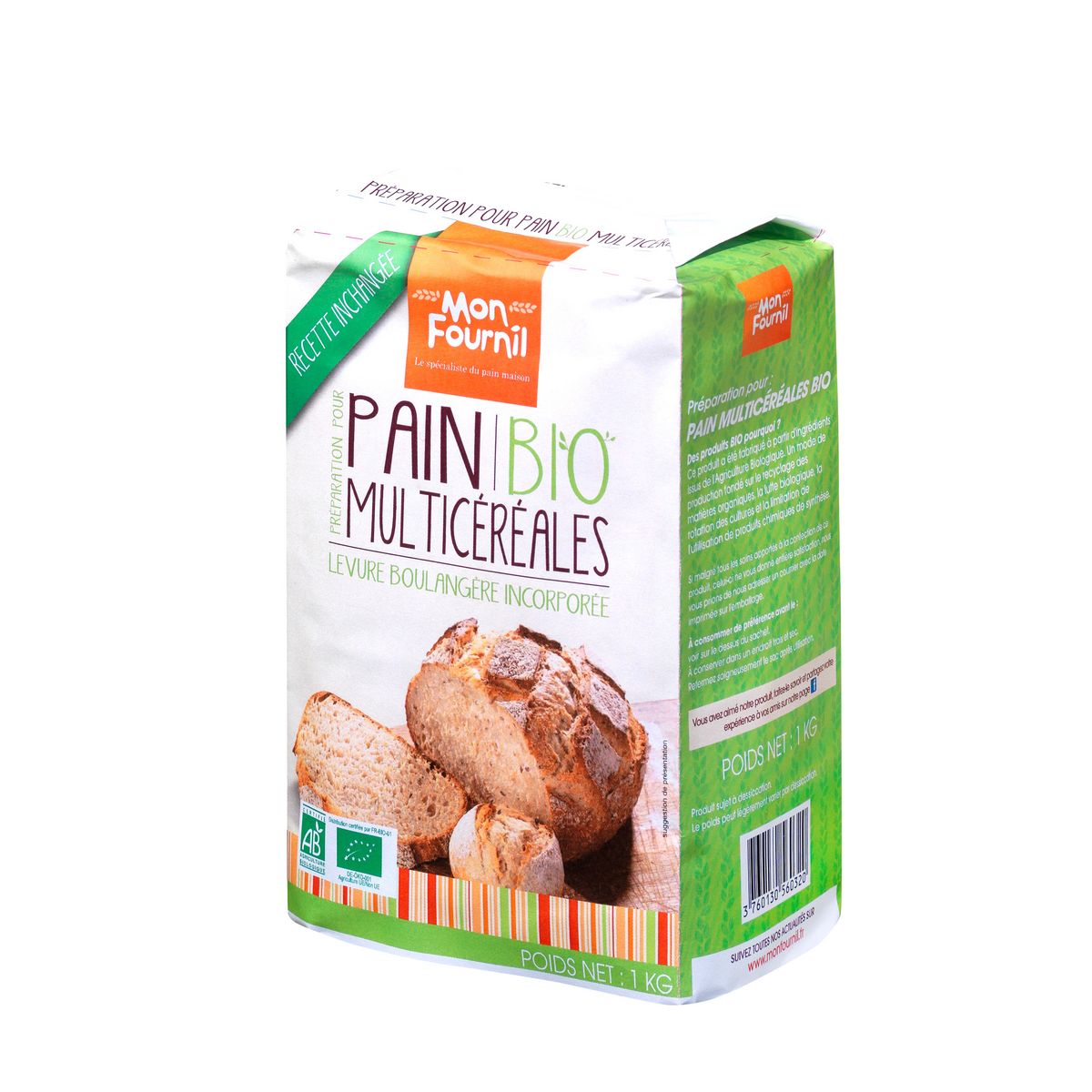 FARINE BOULANGERE POUR PAIN BIO AUX 5 CEREALES 1KG - Priméal