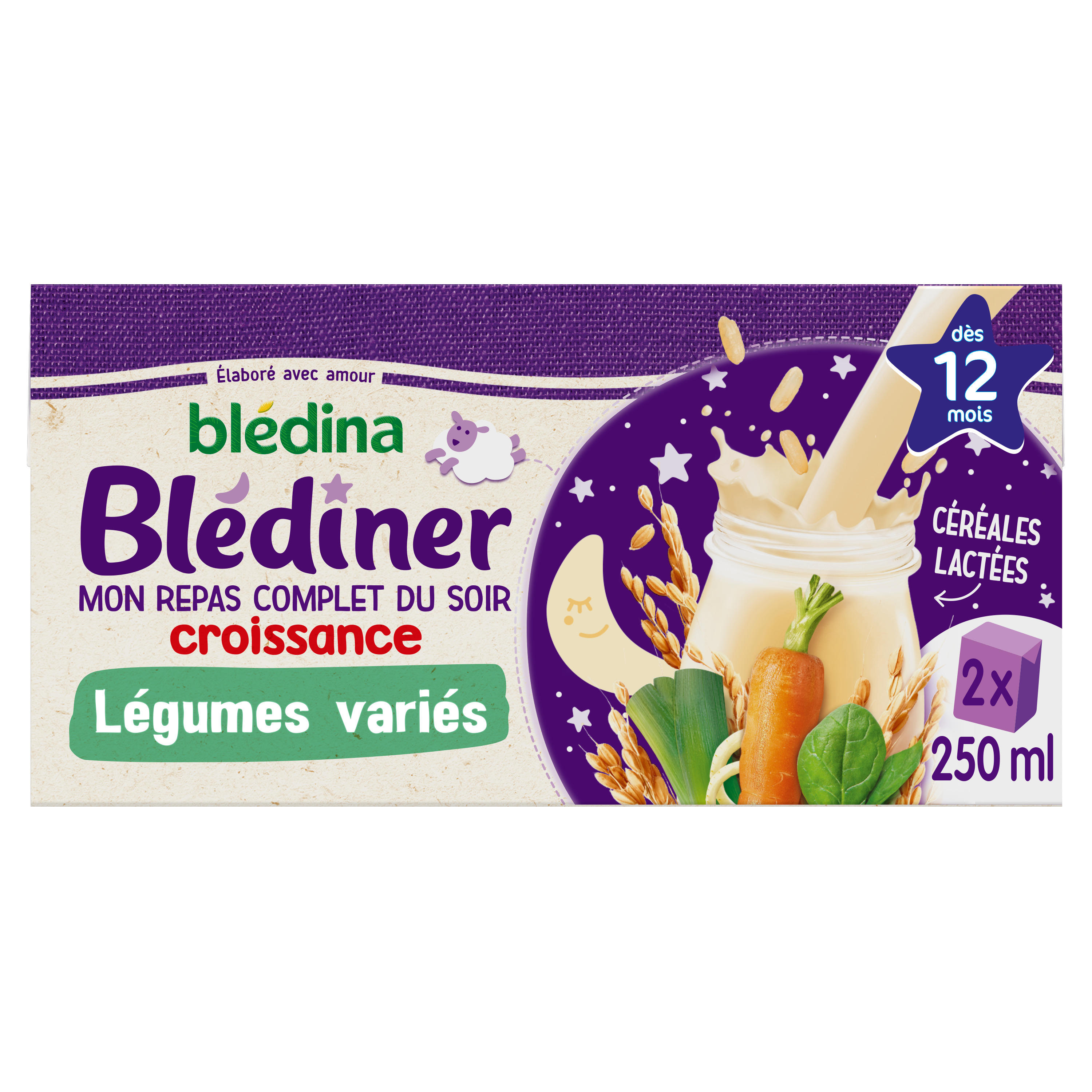 Blédina blédiner légumes potager 240g