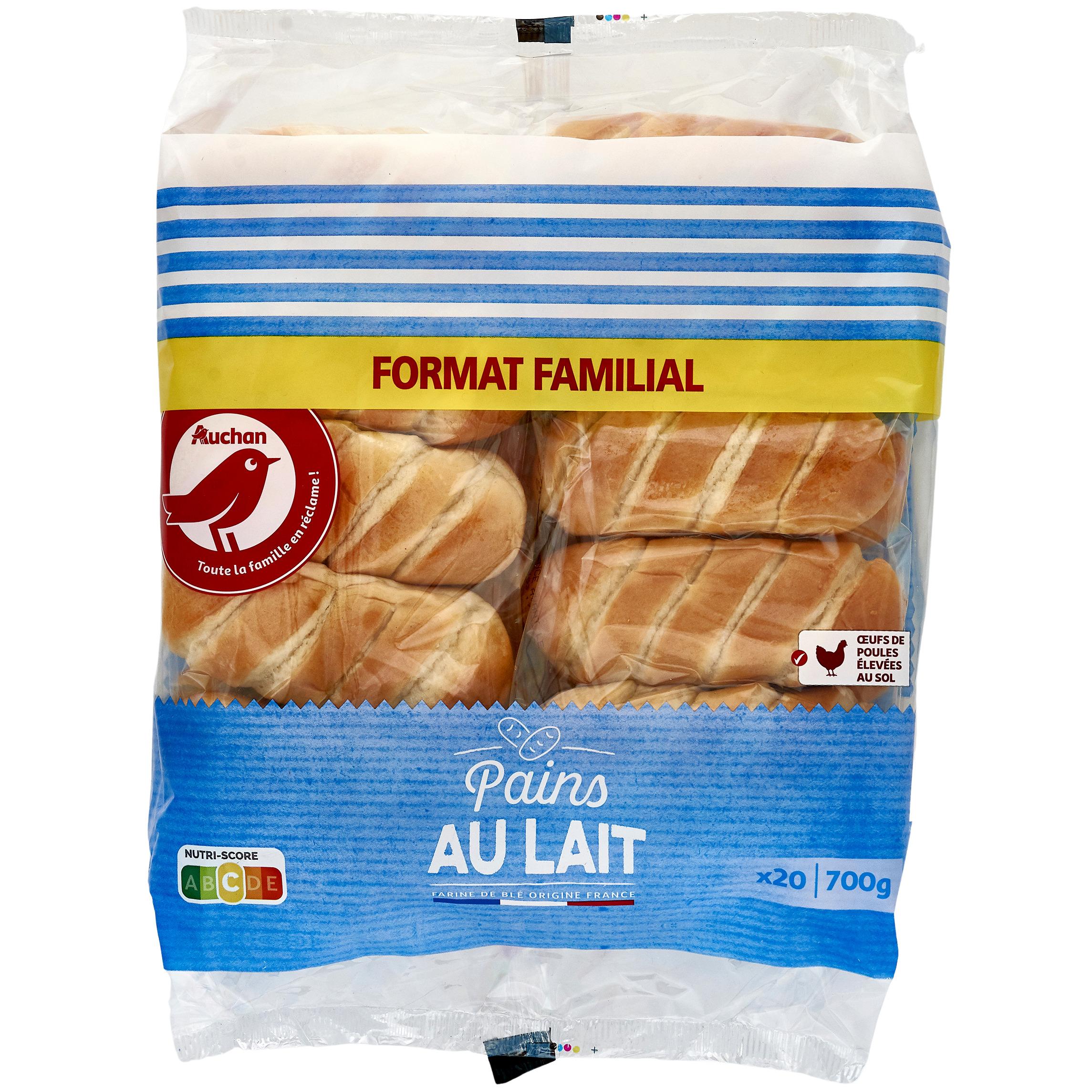 Pain au lait matière G végétale (8) 280g