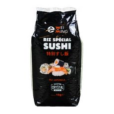 WEI MING Riz japonica spécial sushi 1kg pas cher 