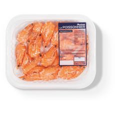AUCHAN LE POISSONNIER Crevettes entières cuites 80/120 200g