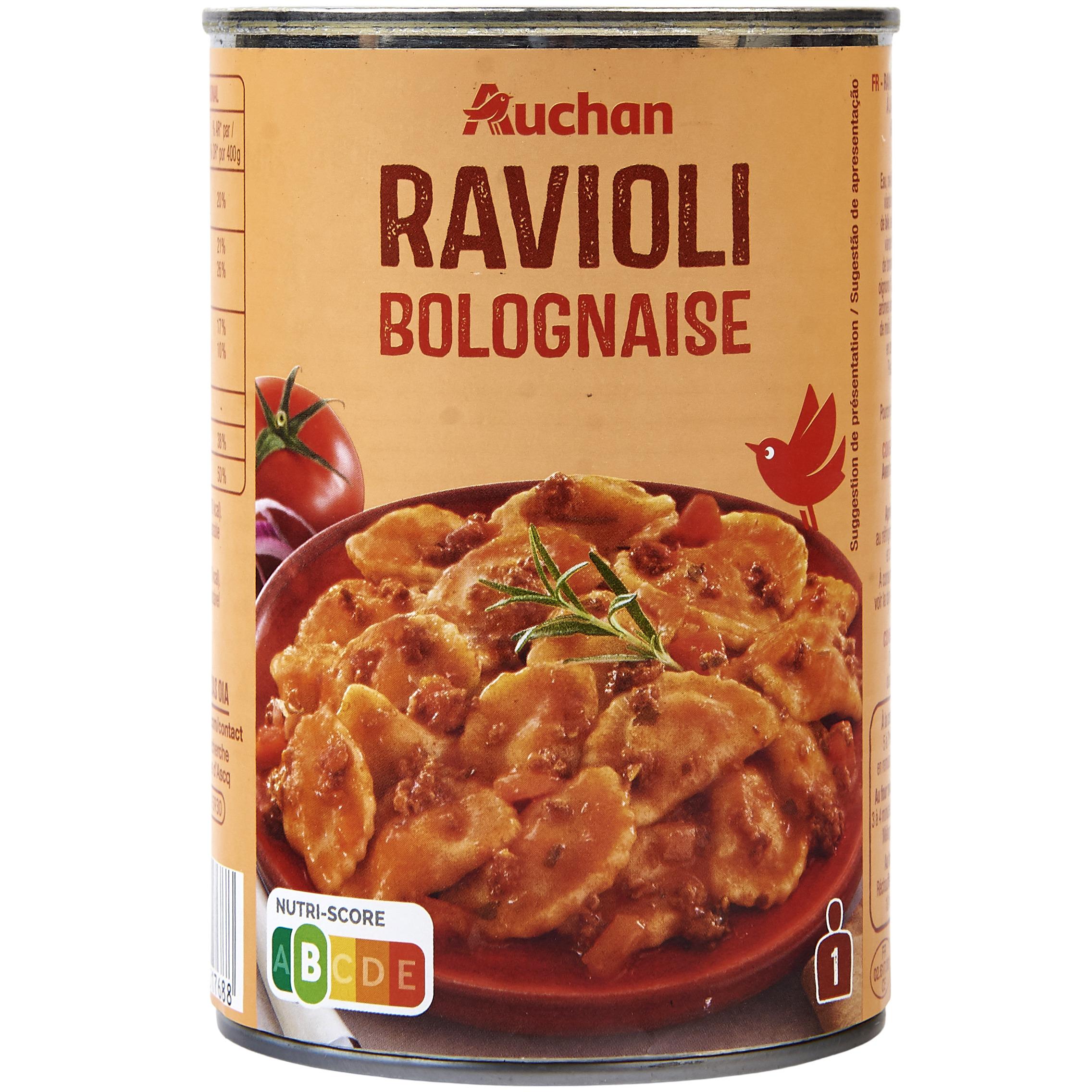 PANZANI - RAVIOLI PUR BŒUF Boite de 400g, 800g ou 1200g