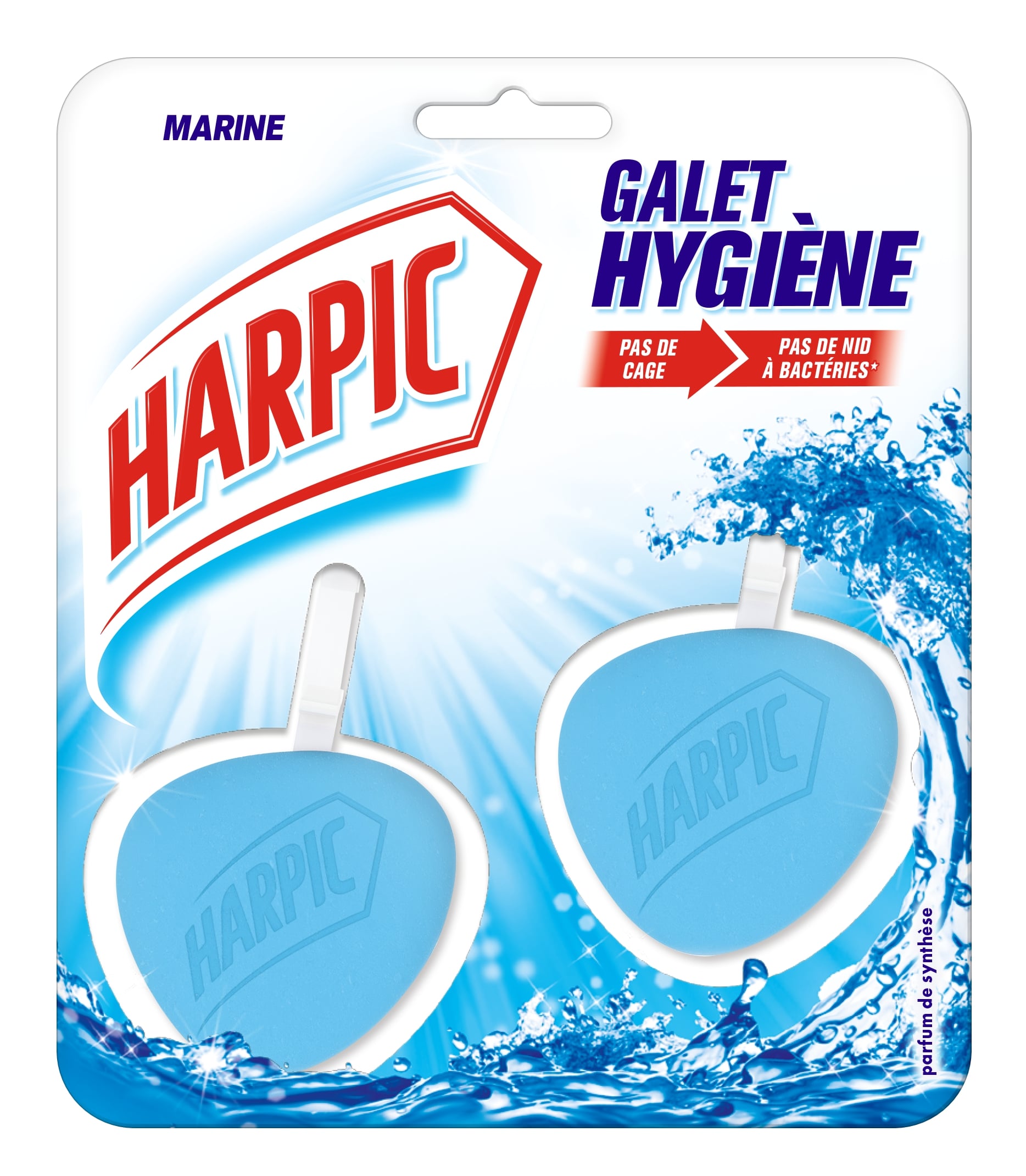 Lot de 4+3 gratuit bloc wc eau bleue HARPIC prix pas cher