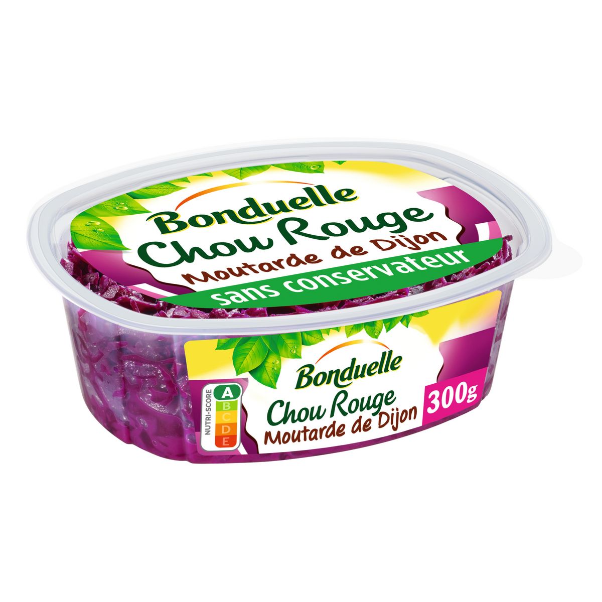 BONDUELLE Salade de choux rouge à la moutarde de Dijon 300g