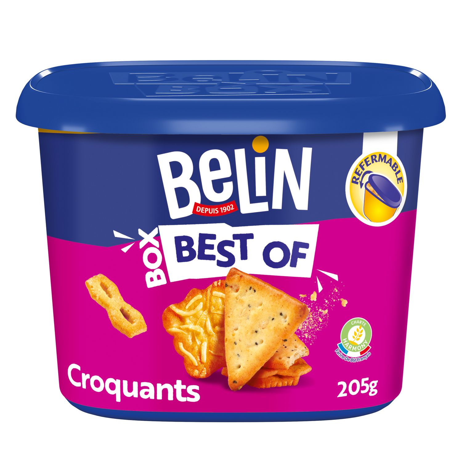 Belin Biscuits La Box Monaco Emmental 205g