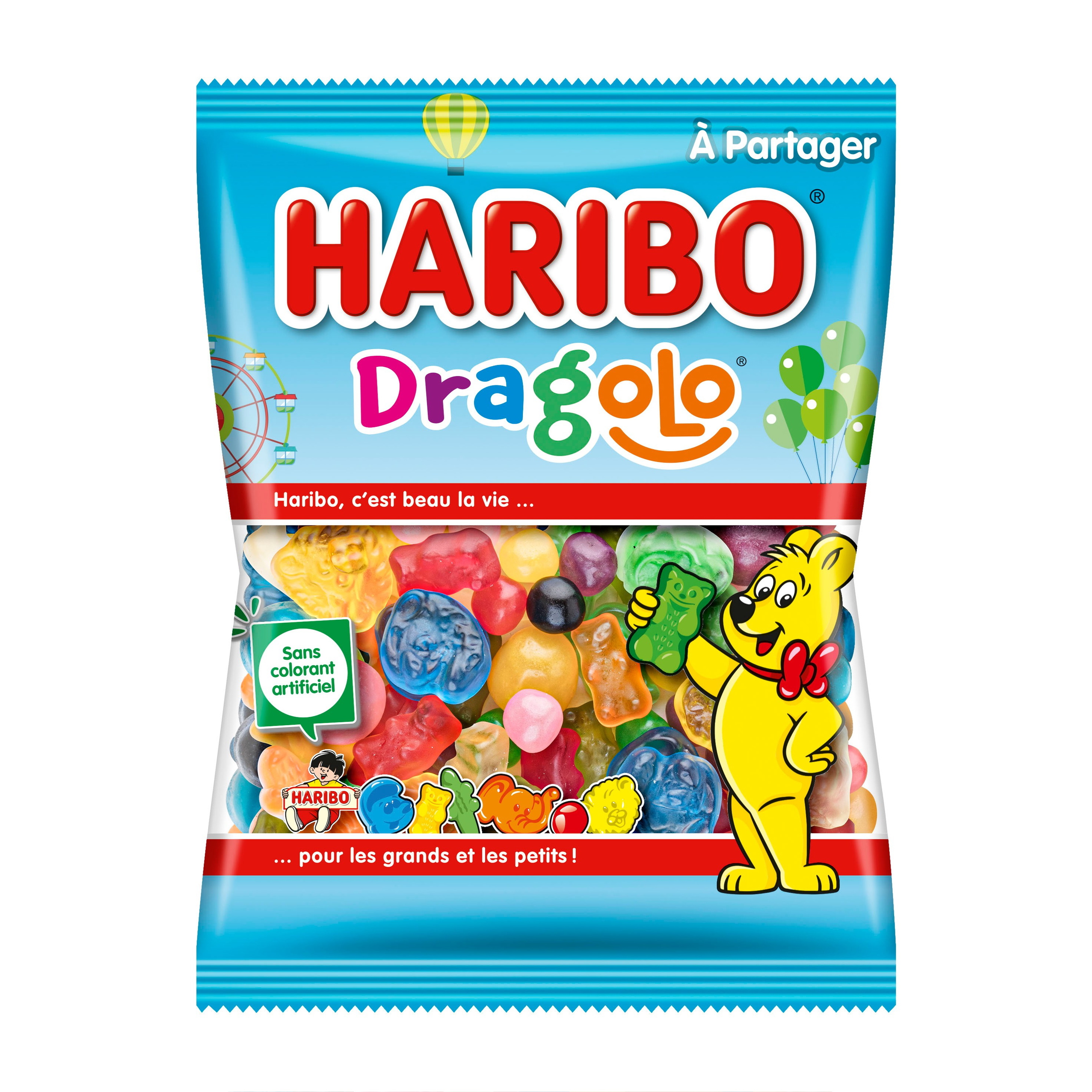 HARIBO Dragibus soft Bonbons végétariens 300g pas cher 