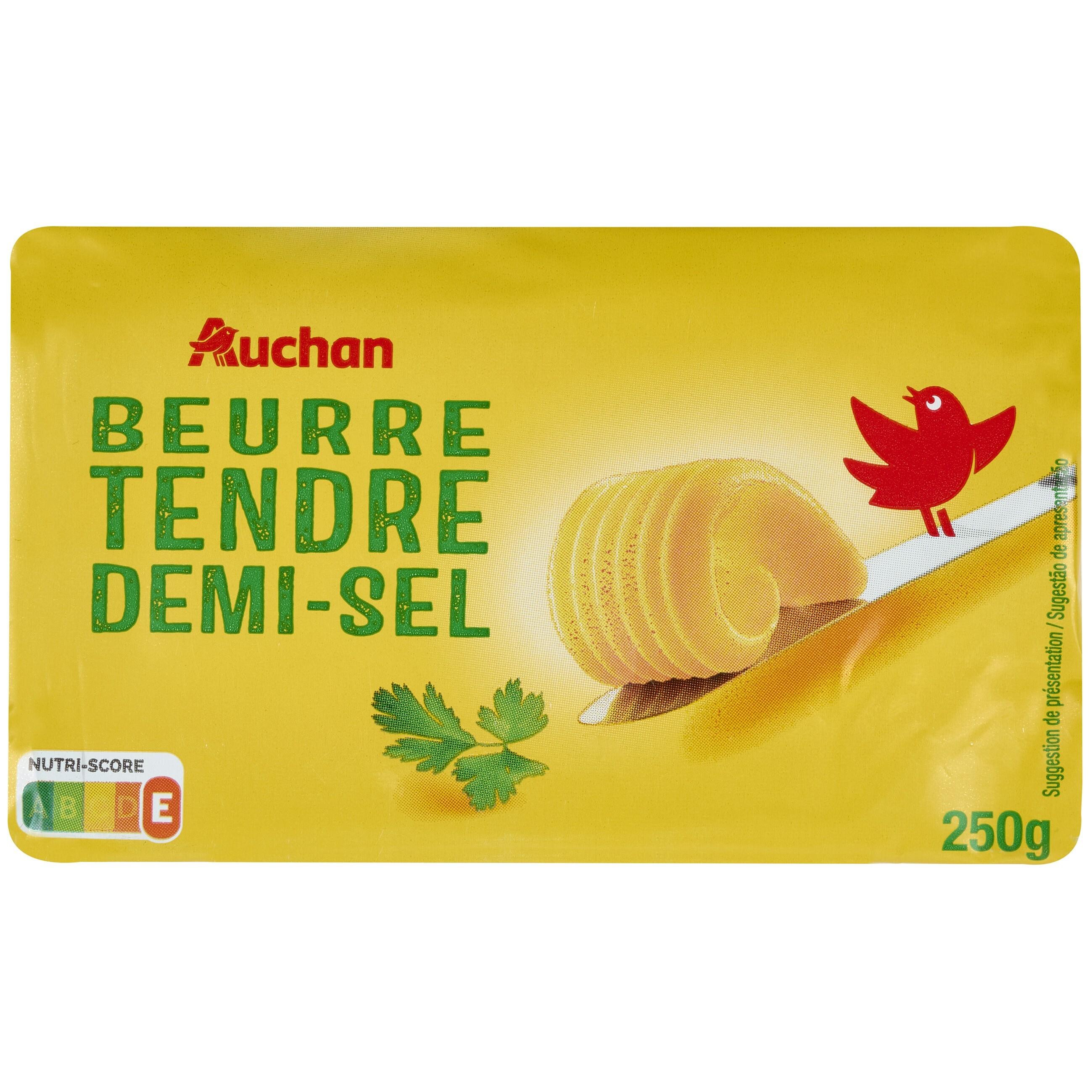 AUCHAN : Beurre demi-sel - chronodrive