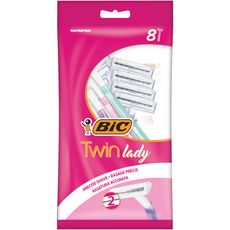 BIC Twin Lady rasoirs jetables 2 lames 8 rasoirs