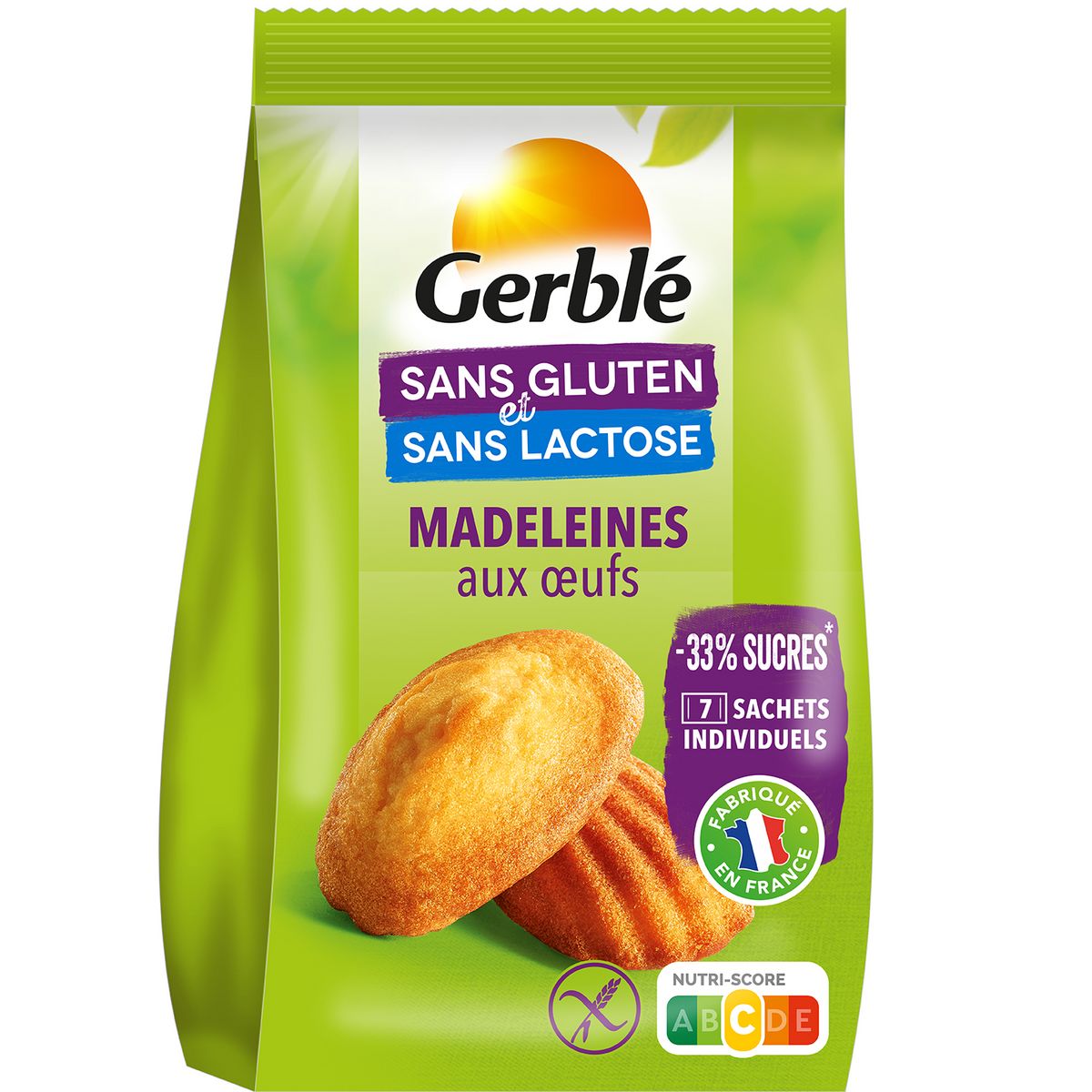 ST MICHEL Madeleines moelleuses, sachets individuels 24 madeleines 600g pas  cher 