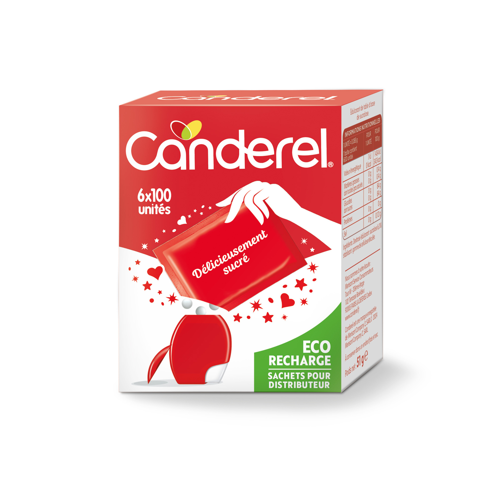 Sucralose au bon goût sucré - Canderel - 6,8 g