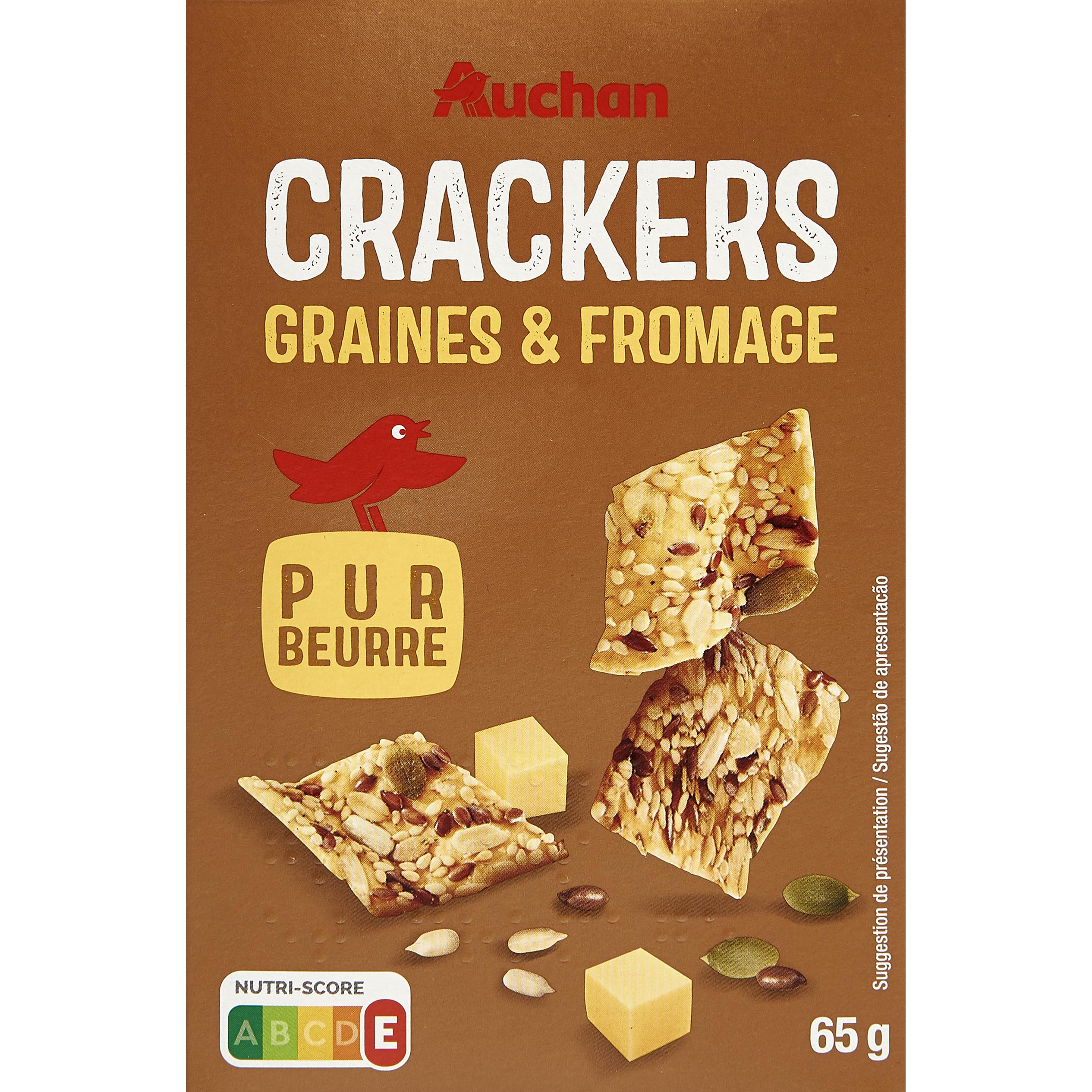 Belin Biscuits apéritif crackers aux graines de sésame 