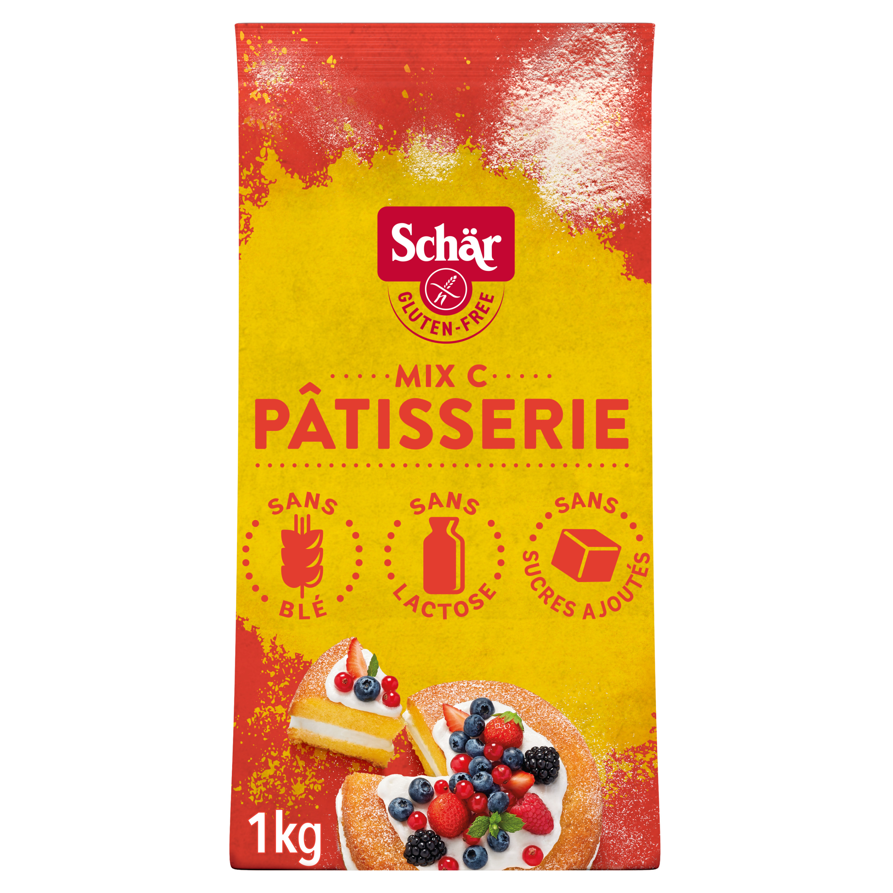 AUCHAN MIEUX VIVRE Préparation pour pain sans gluten 1kg pas cher 